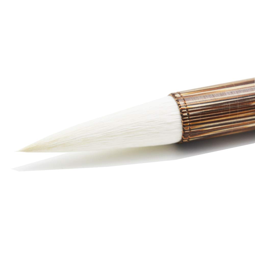 Premium Natural Golden Nanmu Wool Calligraphy Brush Set - Traditional Chinese Ink Painting & Writing Brush for Beginners - Perfect for Calligraphy, Art, and Home Decoration