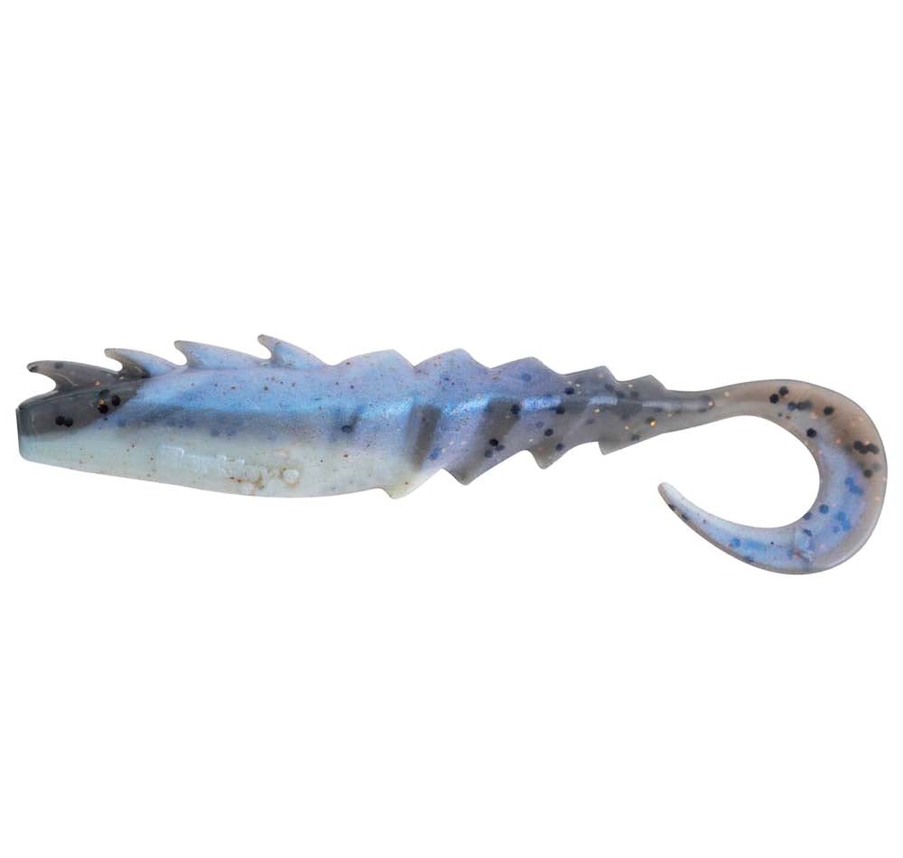 Berkley Gulp Nemesis Prawn Curl Tail Soft Plastic Fishing Lures - Perfect for Saltwater & Freshwater Bass, Trout, and Walleye Fishing