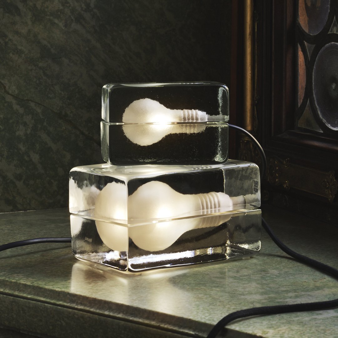Koskinen Block Lamp - Modern Wall Lamps for Home & Office - Scandinavian Design from Stockholm - Perfect for Living Room, Bedroom & Workspace Lighting