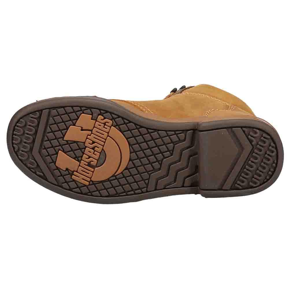 ROPER Women's Horseshoe Kiltie Round Toe Hiking & Casual Ankle Boots - Brown Leather for Outdoor Adventures & Everyday Wear