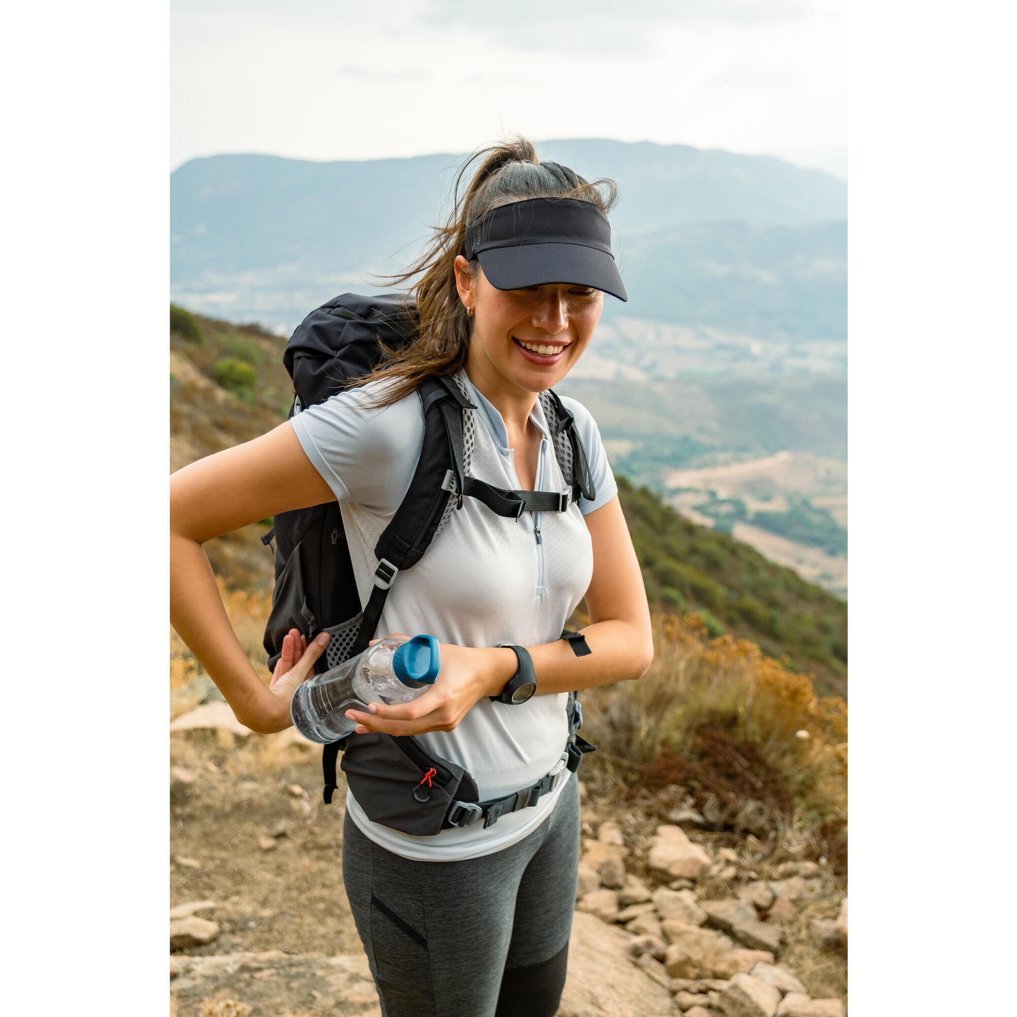 Quechua MH100 800ml BPA-Free Water Bottle - Leak Proof & Insulated for Hiking, Gym & Outdoor Activities