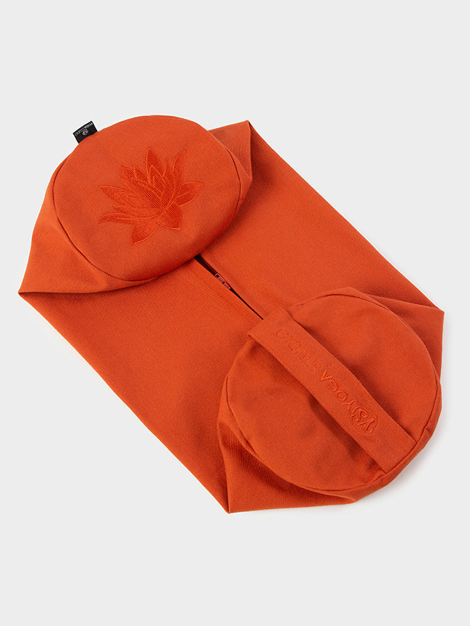 GOTS Certified Organic Cotton Yoga Bolster Cover - Eco-Friendly Replacement for Yoga Studio & Home Practice - Perfect for Meditation, Restorative Yoga & Relaxation