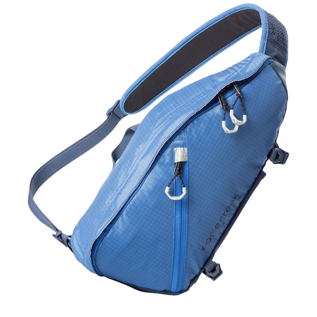 Eagle Creek Ranger XE 7L Crossbody Bag - Water-Resistant Travel & Everyday Carry - Mesa Blue/Aizome Blue - Perfect for Hiking, Commuting & Urban Exploration