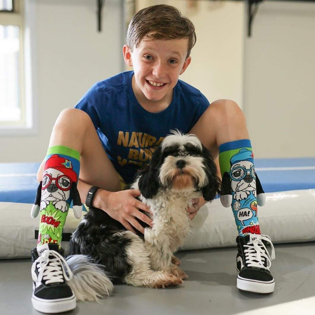 MadMia Puppy Socks for Dogs - Cute & Comfortable Non-Slip Pet Socks for Small to Medium Dogs - Perfect for Indoor Use, Cold Weather & Paw Protection