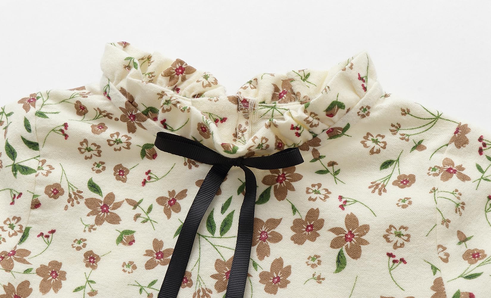 Mud Kingdom Girls Floral Dress Long Sleeve Ruffled Cute Spring Autumn Outfit - Perfect for Easter, Birthday Parties & Family Photos