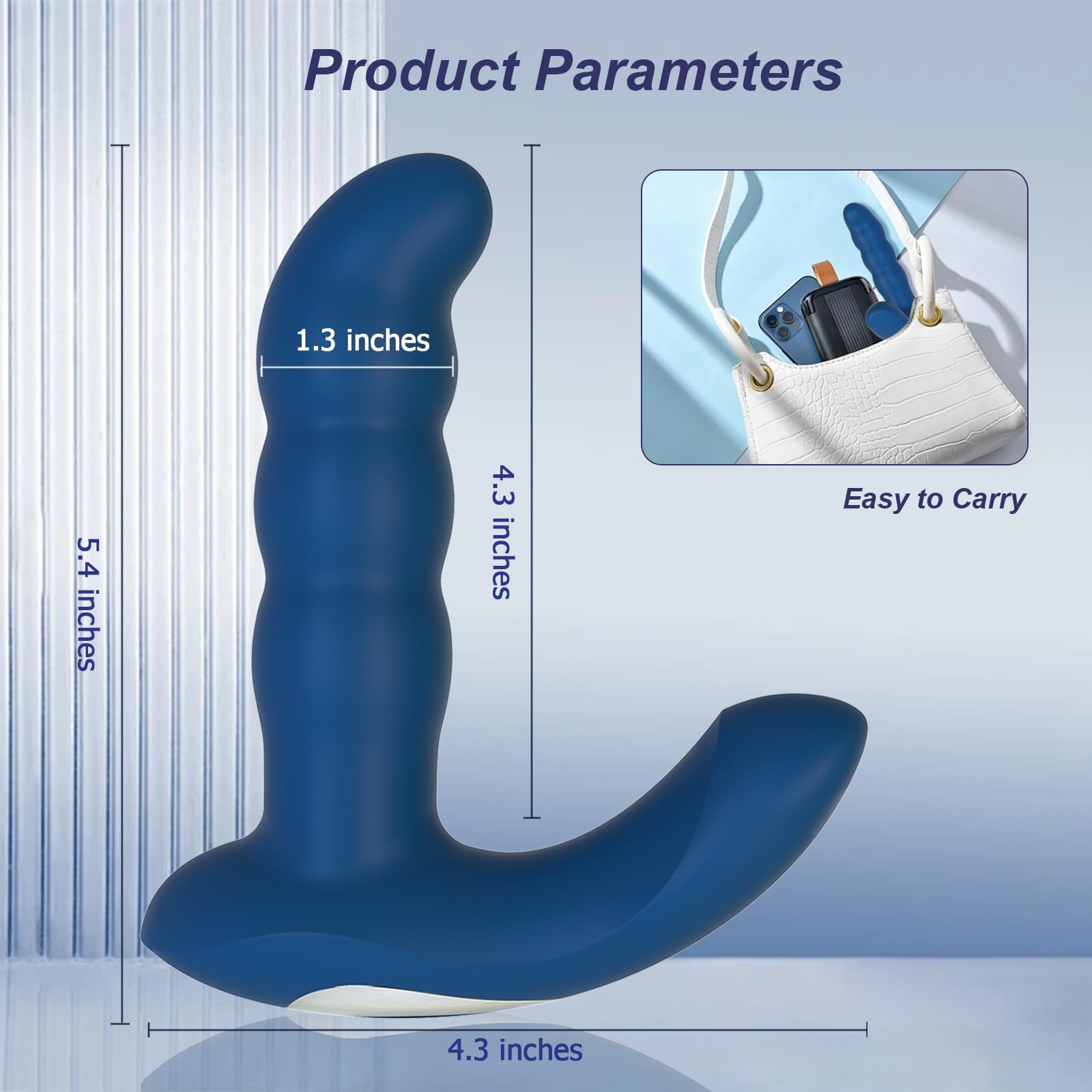 AI-Powered Wearable Vibrating Prostate Massager with APP Remote Control & VR Goggles - Thrusting Anal Stimulator for Men, Clitoral Vibrator for Women - Perfect for Couples Play, Solo Pleasure & VR Adult Gaming Experiences