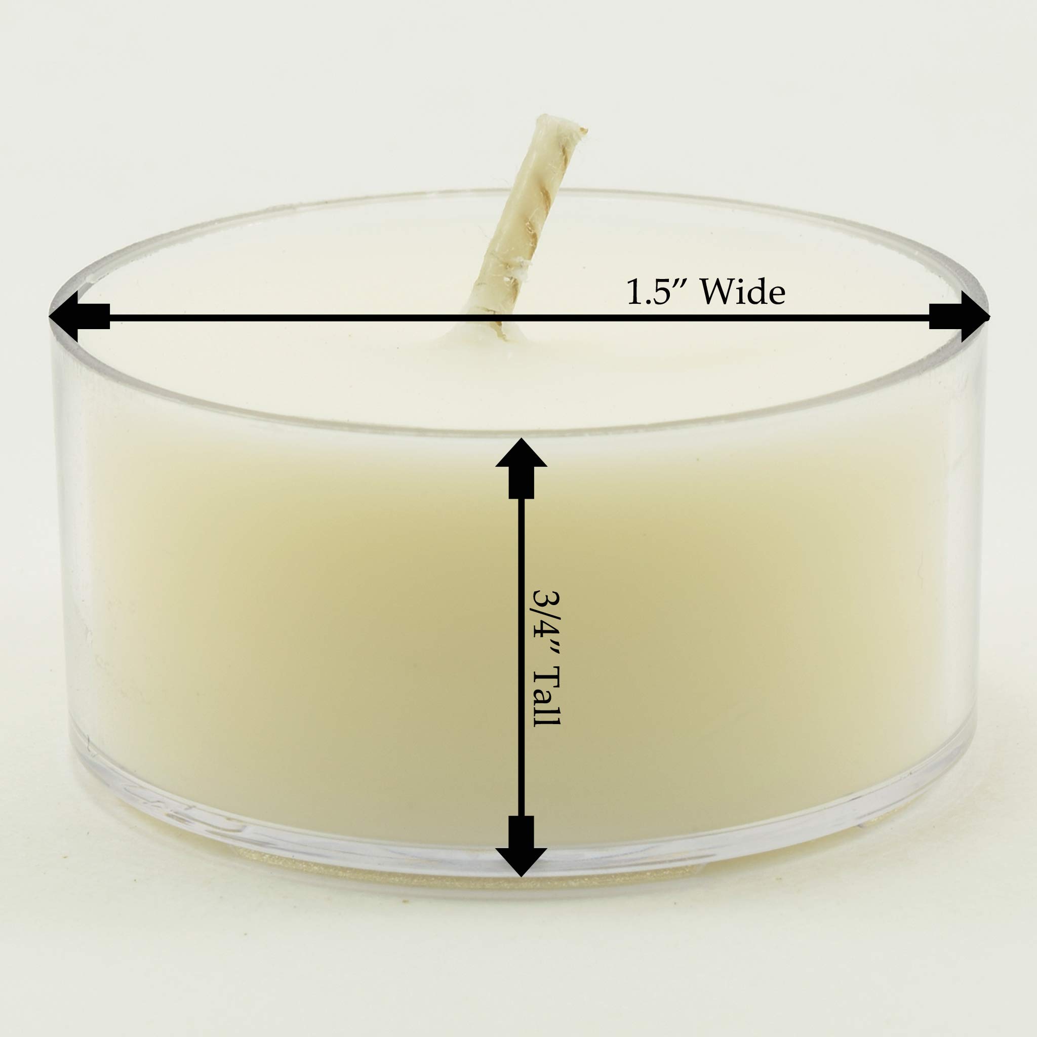 Soy Tealight Candles 12 Pack - Genuine Leather Scent, Handmade in USA for Home Decor & Gifts