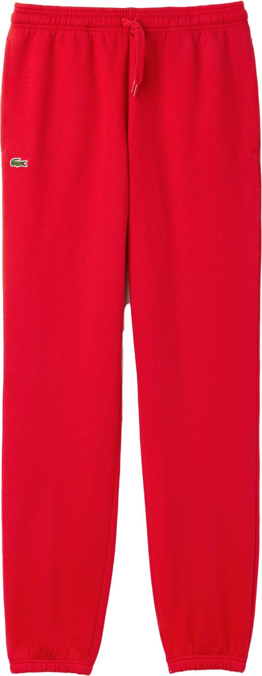 Lacoste Men's Fleece Tennis Training Pants with Elastic Cuff - Comfortable Athletic Workout Joggers for Gym, Running & Casual Wear