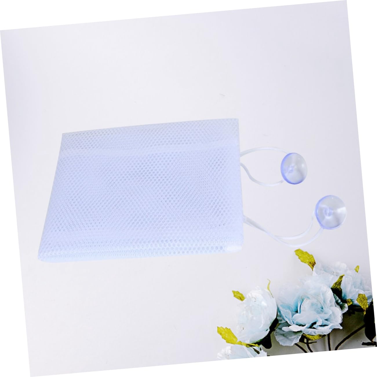 VICASKY 3-Pack White Bath Toy Storage Bags - Waterproof Mesh Organizer for Bathroom, Shower & Kids Toys - Hanging Net Container for Bath Accessories, Soap & Sponges (Perfect for Baby Bath Time & Home Organization)