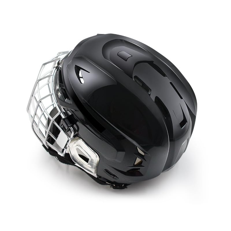 Best Ice Hockey Helmet with Cage - Breathable & Lightweight Hockey Helmet for Youth & Adult Players - Perfect for Games, Training & Safety Protection