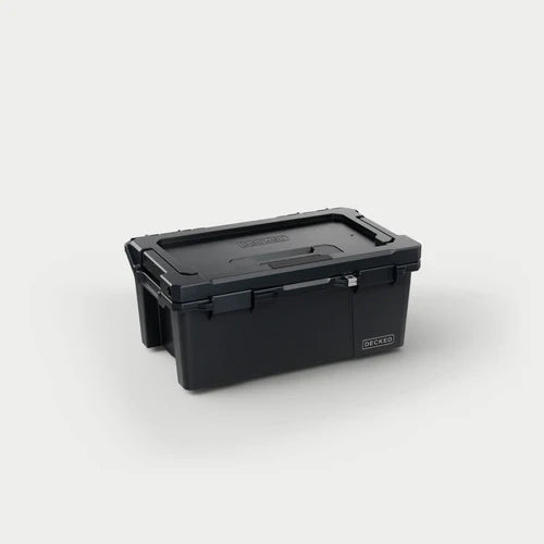 DECKED Sixer 16 D CO Storage Case - Waterproof Tool Organizer for Truck Beds, Camping Gear & Work Equipment - Perfect for Outdoor Adventures & Job Sites