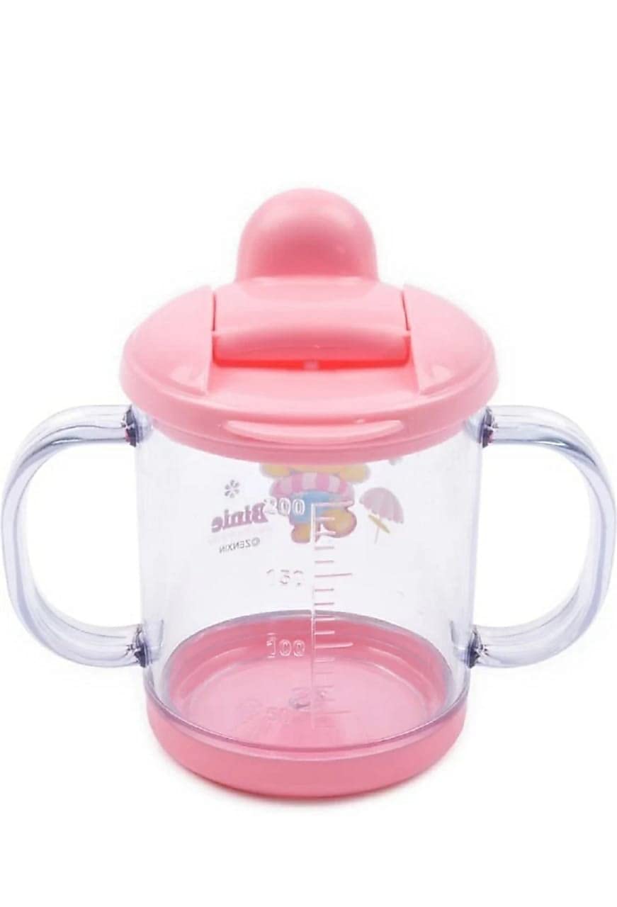 ChildChic 350ml Stainless Steel Kids Water Bottle - Leak Proof Vacuum Insulated Thermos for Hot & Cold Drinks | BPA Free Sippy Cup with Soft Silicone Straw for Toddlers, Babies & Children (Pink) - Perfect for School, Travel, Picnics & Outdoor Activities