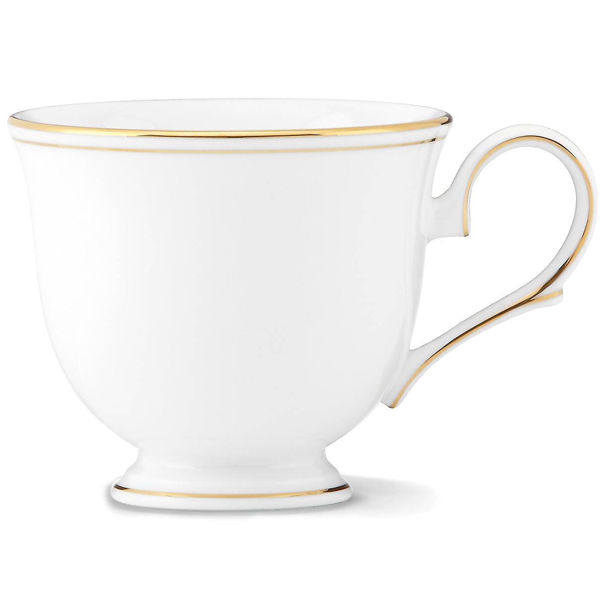 Federal Gold Teacup - Elegant Porcelain Tea Cup Set for Afternoon Tea, Gifts & Home Decor | Perfect for English Tea Parties, Bridal Showers & Cozy Coffee Breaks
