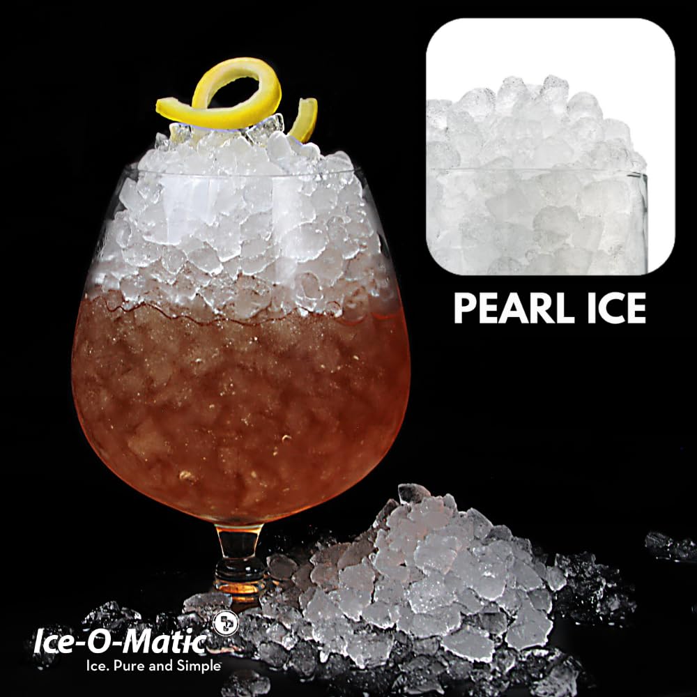 Ice-O-Matic Commercial Modular Soft Chewable Nugget Ice Maker Machine - Perfect for Restaurants, Bars, and Healthcare Facilities