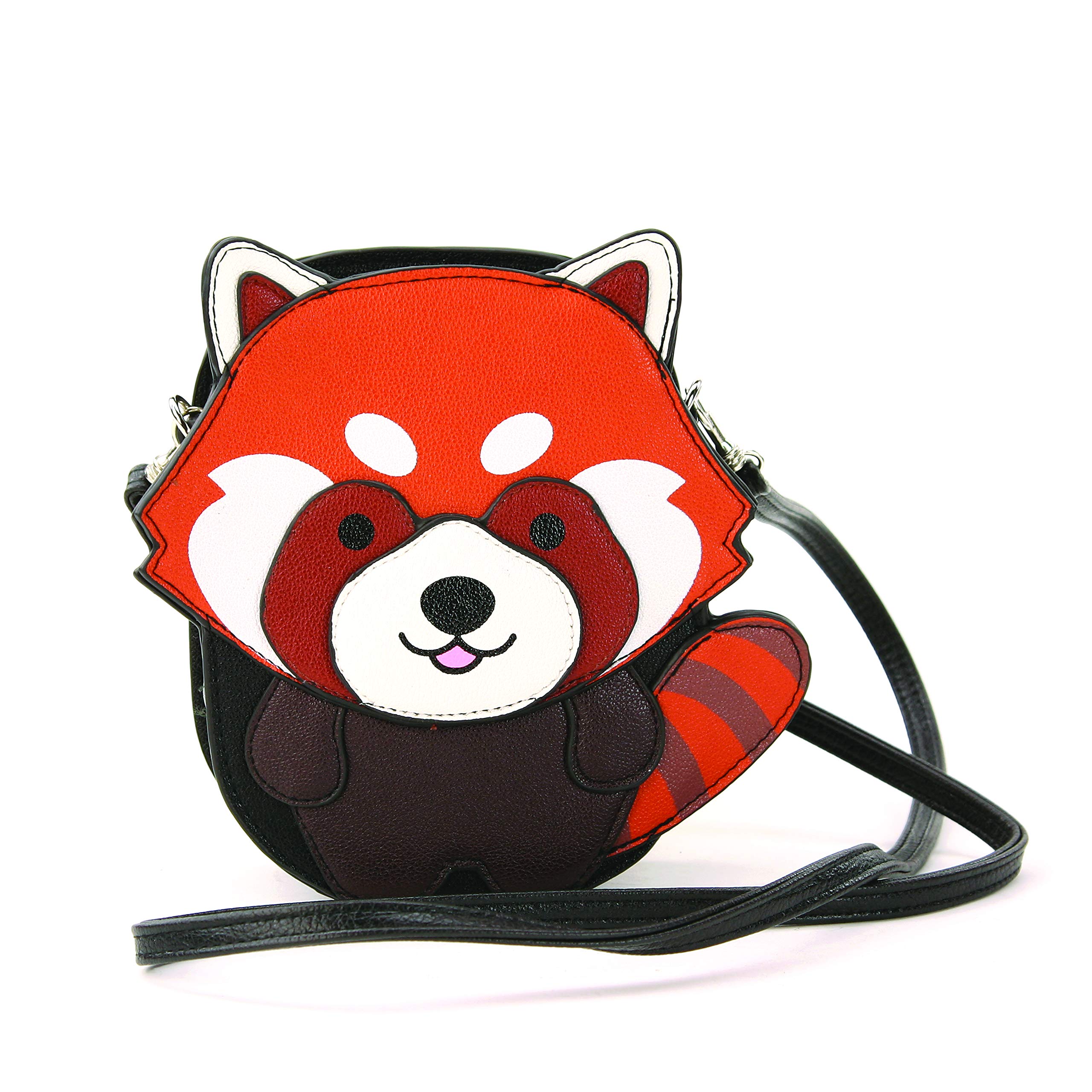 Sleepyville Critters Red Panda Crossbody Bag - Cute Animal Print Purse for Women & Teens, Perfect for School, Travel & Daily Use