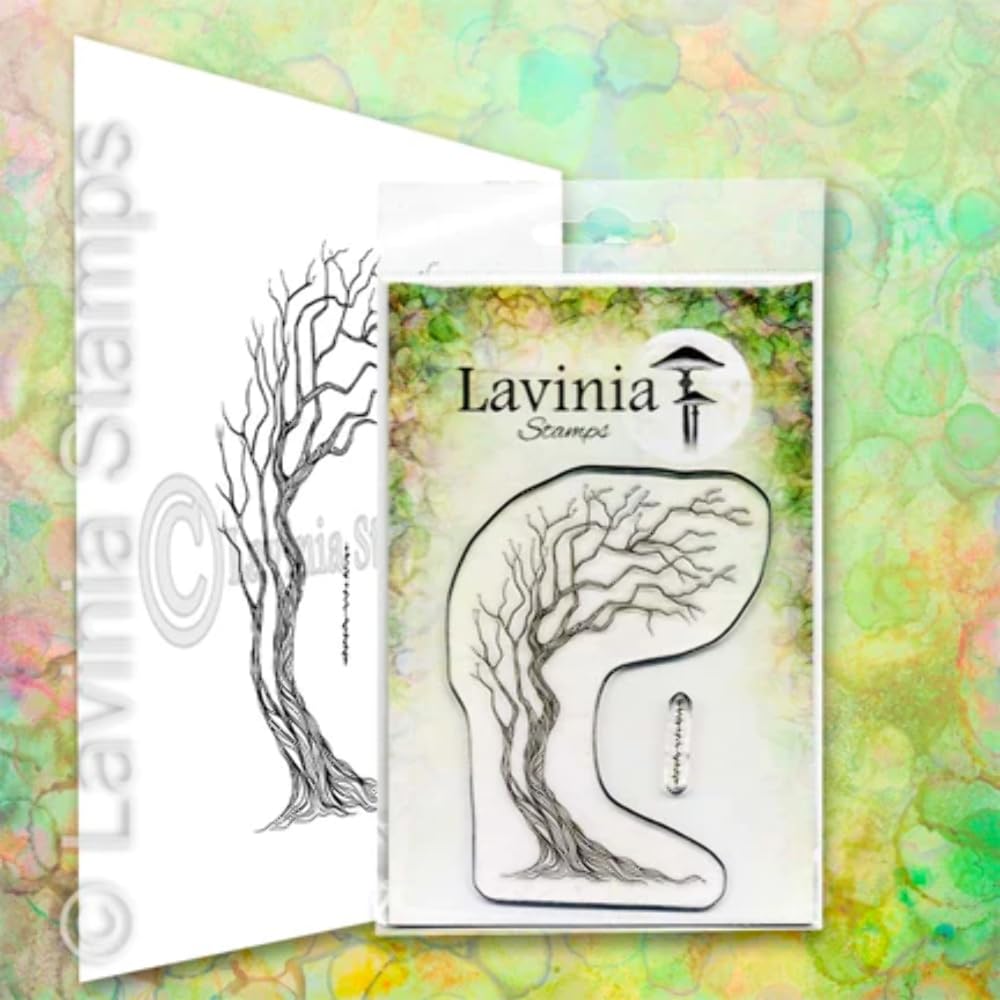 Lavinia Stamps Tree of Courage (LAV657) - Handmade Rubber Stamps for Card Making, Scrapbooking & DIY Crafts - Perfect for Greeting Cards, Journals & Home Decor