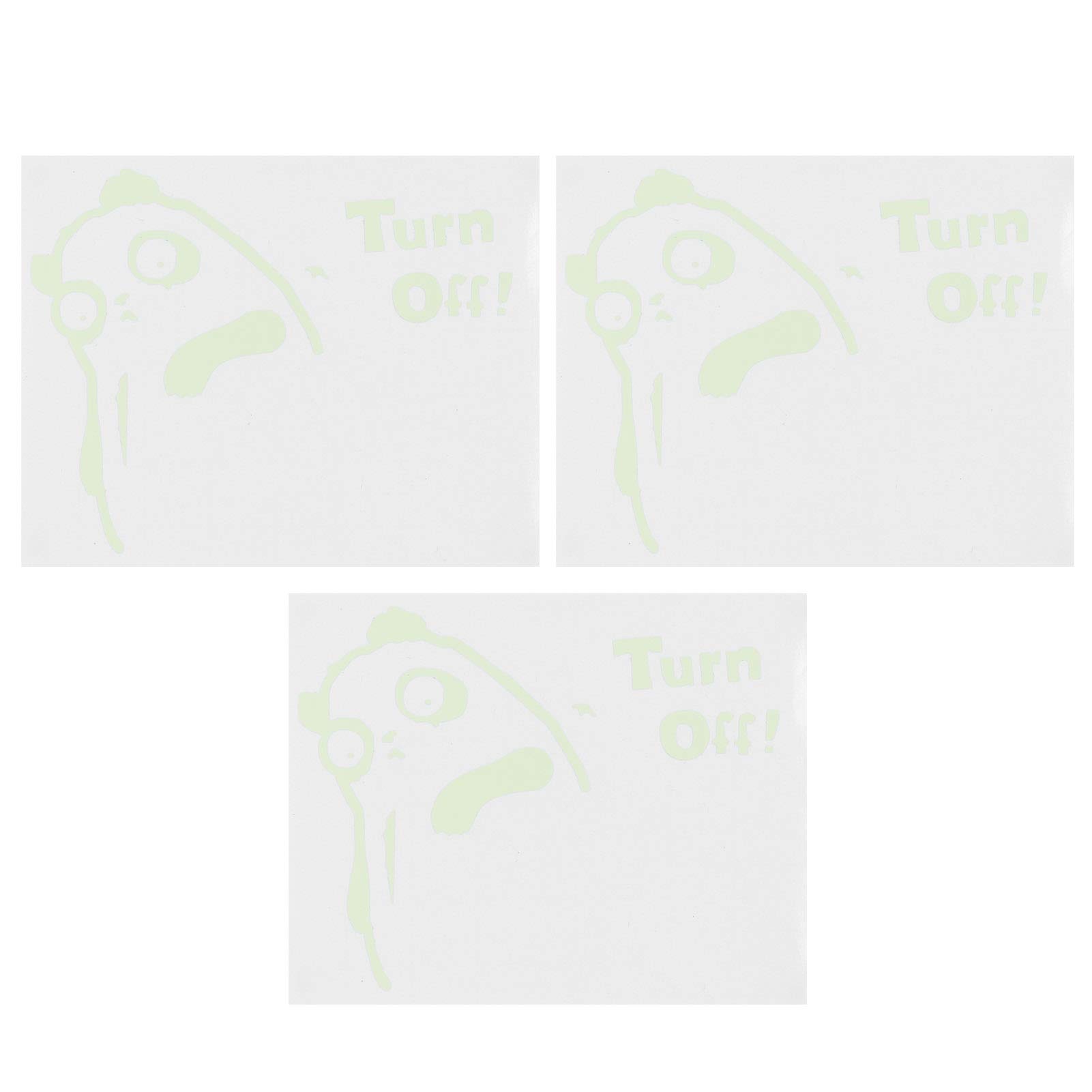 Glow in the Dark Light Switch Stickers - Self-Adhesive PVC Wall Decoration for Bedroom, Living Room, Study Room & Outdoor Use - Fun Night Light for Kids Rooms & Home Decor