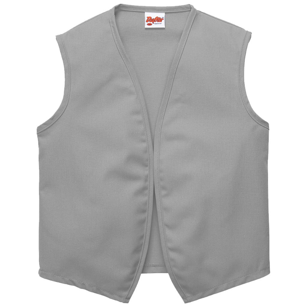 DayStar Apparel Unisex Uniform Vest - Pocketless Work Vest - Style 740NP for Restaurant, Hospitality & Security Professionals