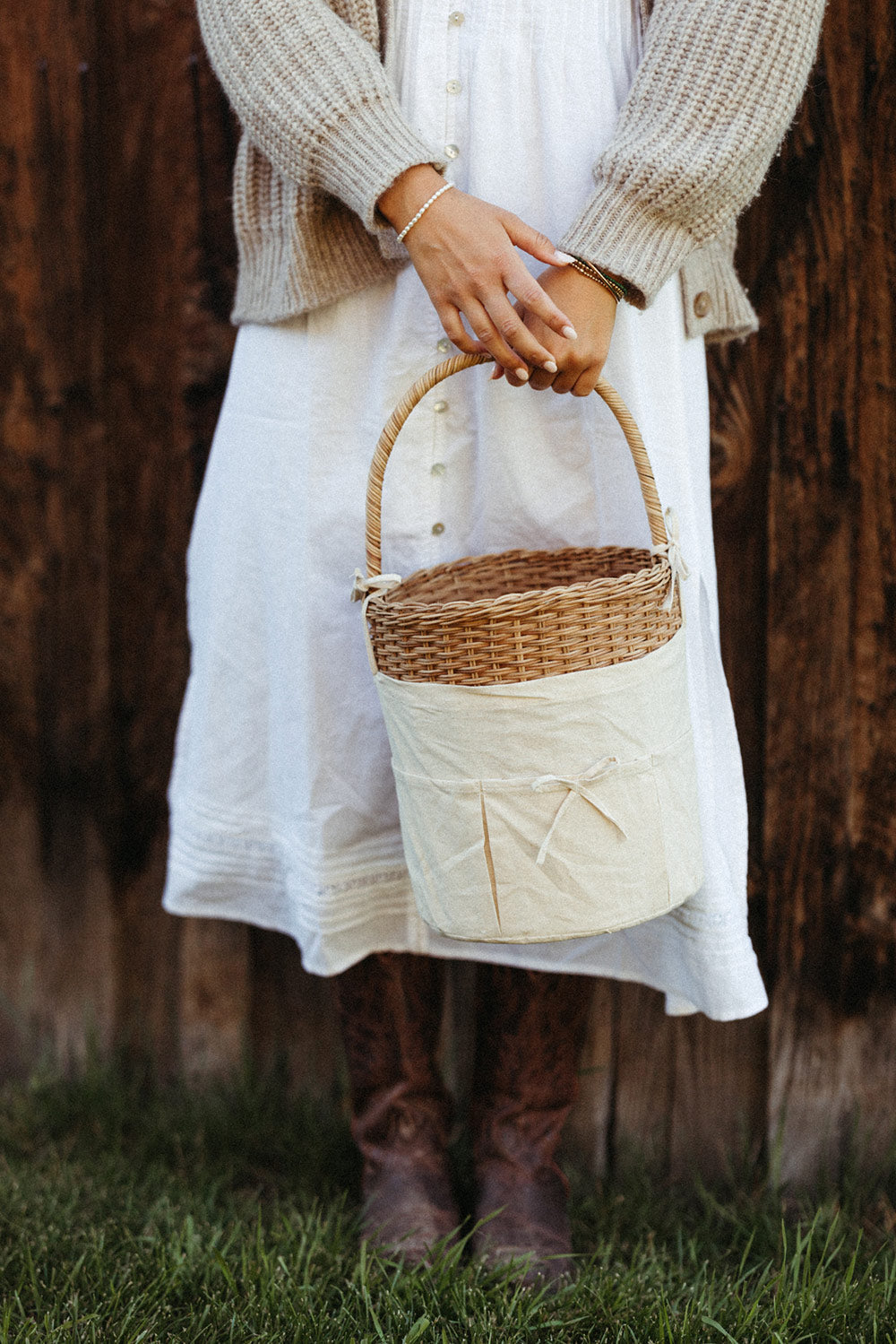 Natural Rattan Storage Basket - Handwoven Busby Basket for Home Organization, Laundry, Toys & Blankets | Eco-Friendly & Stylish Decor for Living Room, Bedroom & Nursery