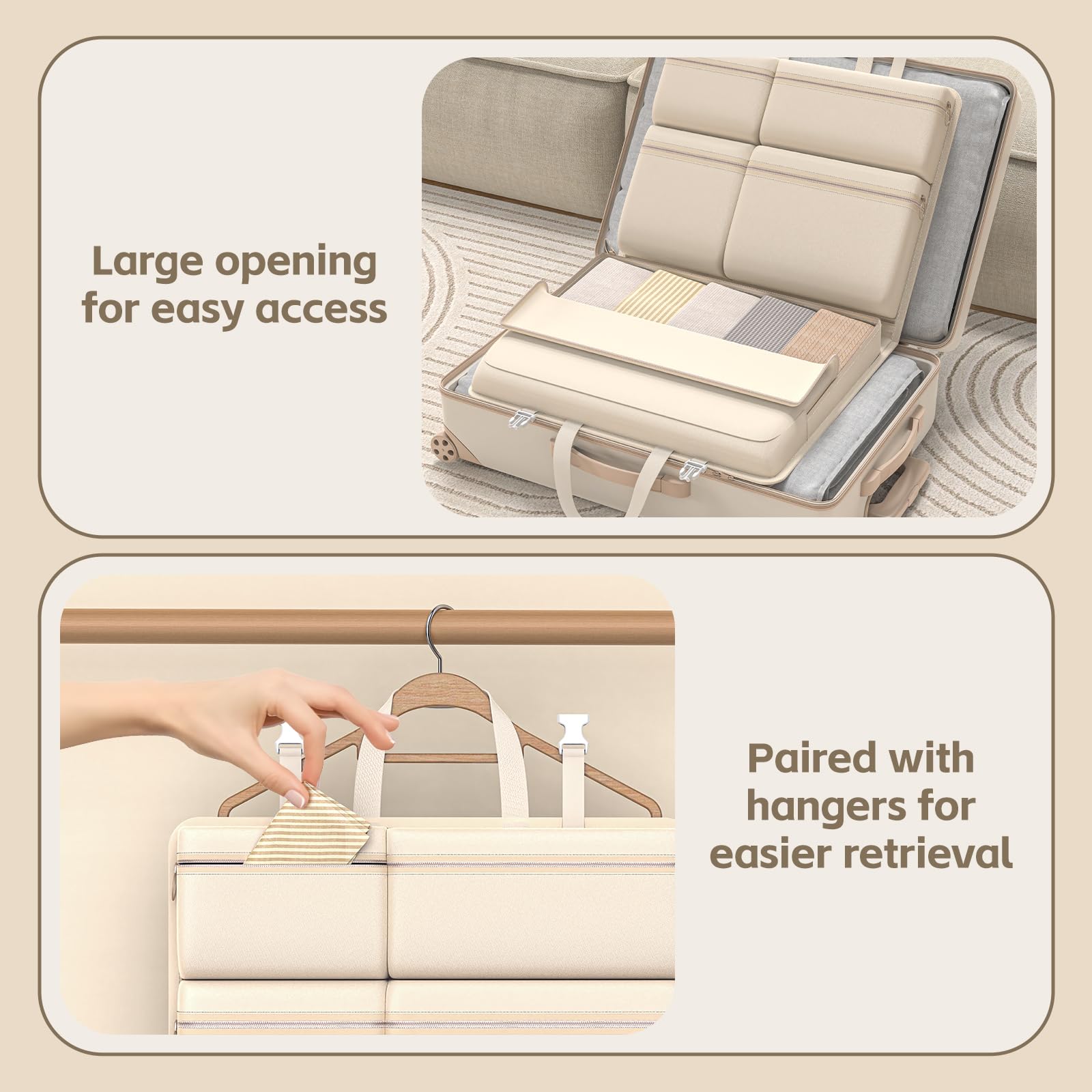 Best Packing Cubes for Travel - 6-Piece Luggage Organizer Set for Carry-On Suitcases | Compact Travel Essentials Storage Bags | Perfect for Business Trips, Vacations & Weekend Getaways