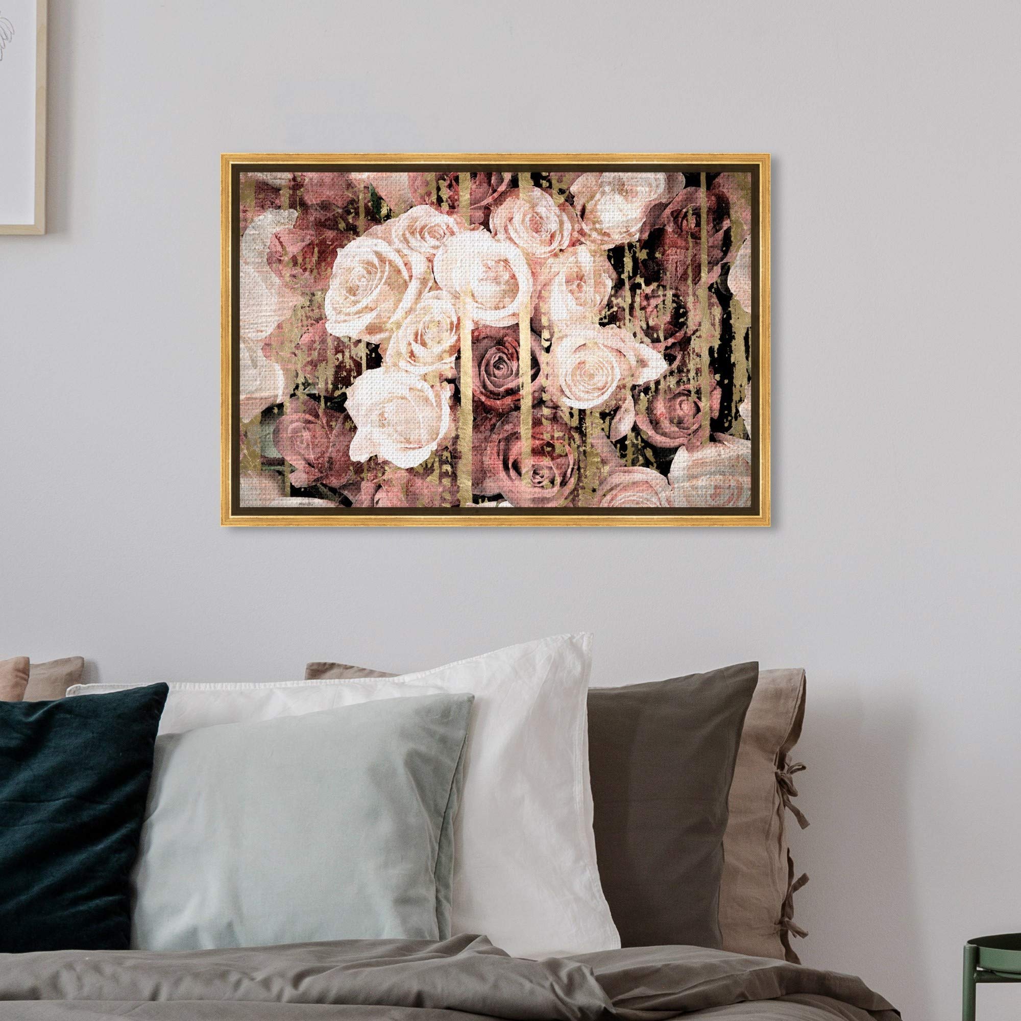 Oliver Gal Artist Co. Floral & Botanical Framed Wall Art Canvas Prints - Shabby Chic Romantic Decor for Living Room, Bedroom & Office - Perfect for Home Decor, Wedding Gifts & Interior Design