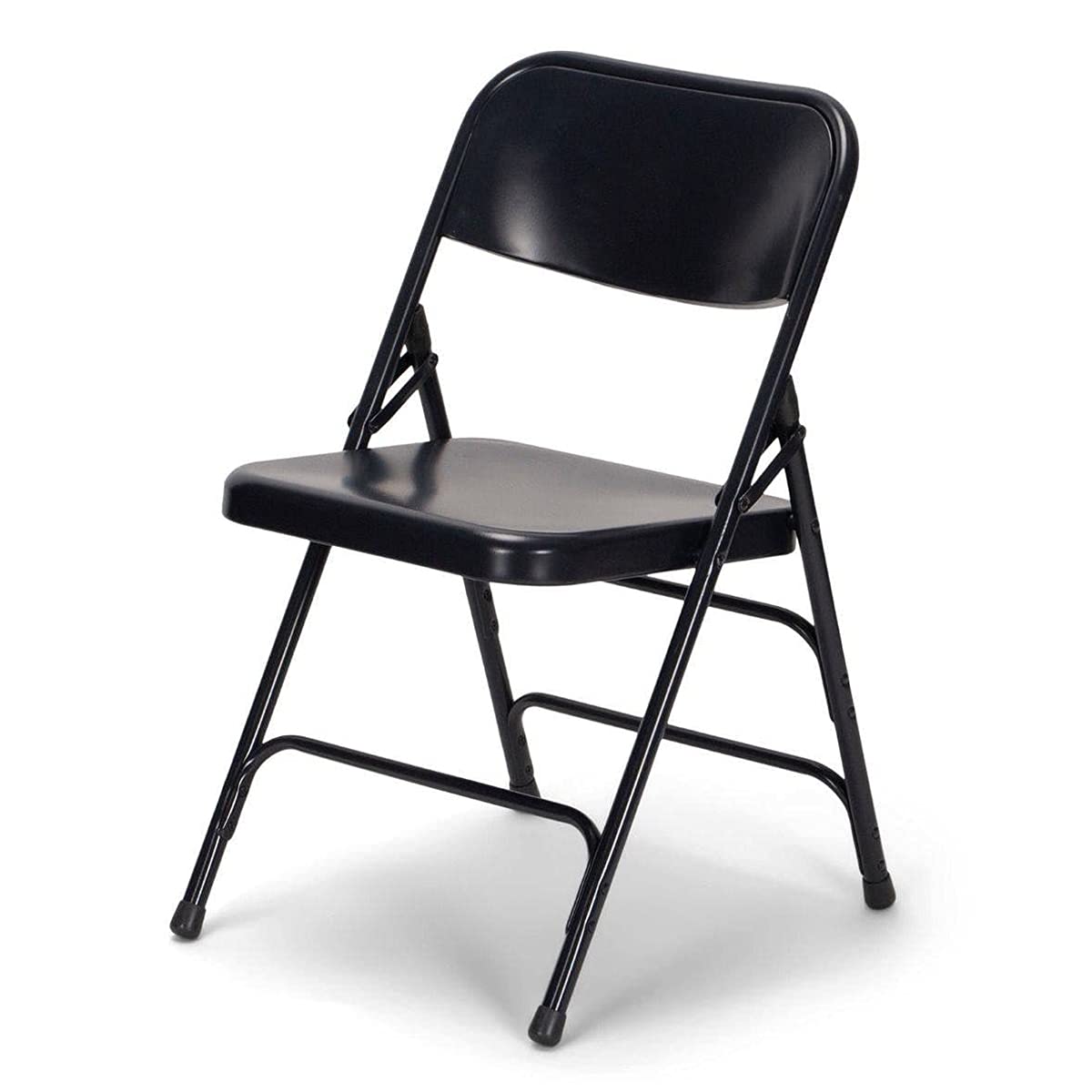 TitanPRO Navy Blue Heavy Duty Folding Chairs - Commercial Grade Metal Frame with Triple Bracing - Powder Coated Rust-Resistant Portable Chairs - Perfect for Outdoor Weddings, Parties, Events & Camping (100-Pack)