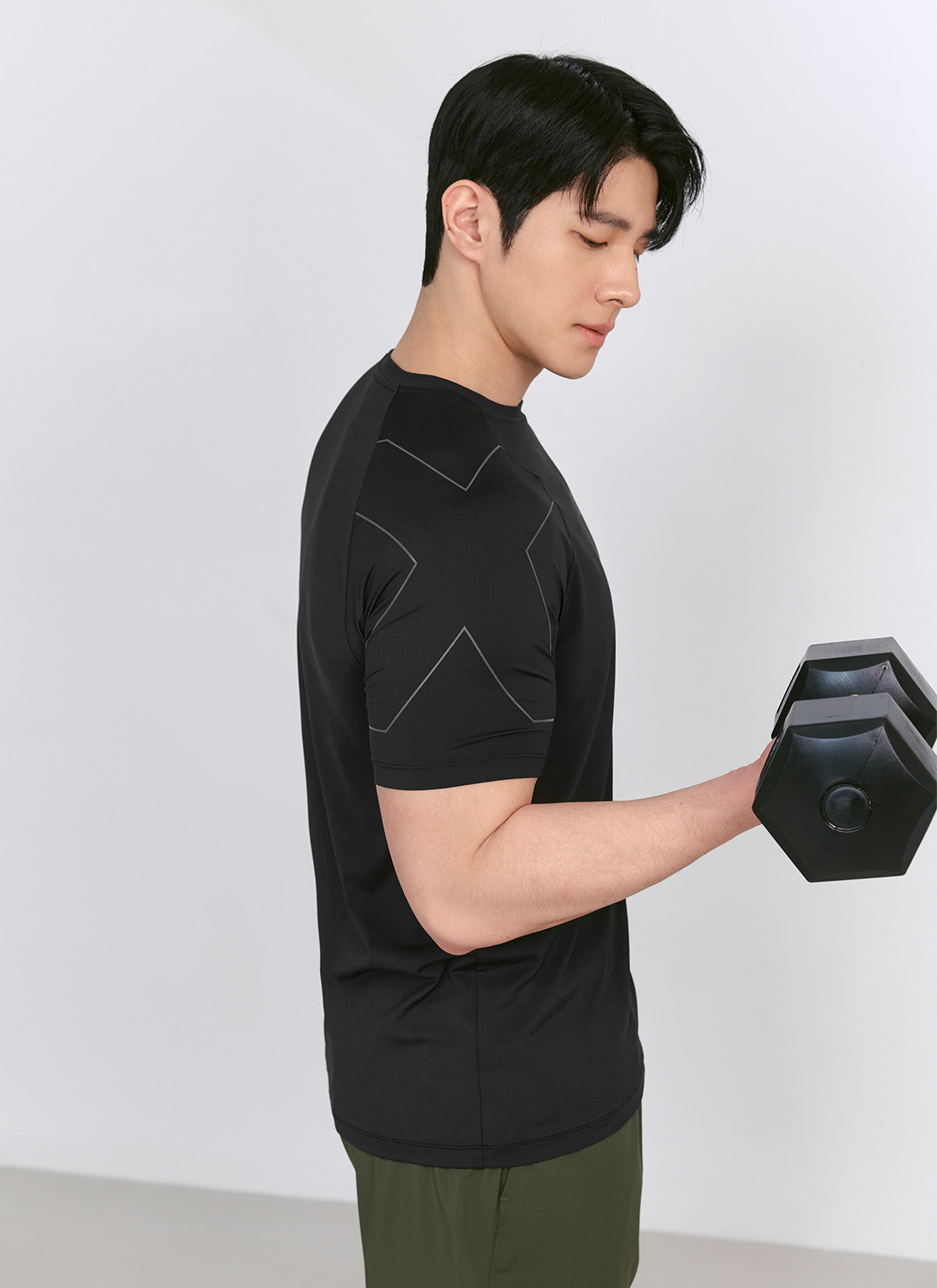 Active Cooling Muscle Fit Short Sleeve Workout Shirt for Men - Gym, Running & Sports Performance Apparel