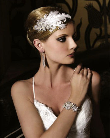 Kezani Valentina Crystal Mesh Bridal Bracelet – Elegant Wedding Jewelry for Bridesmaids, Engagement & Special Occasions
