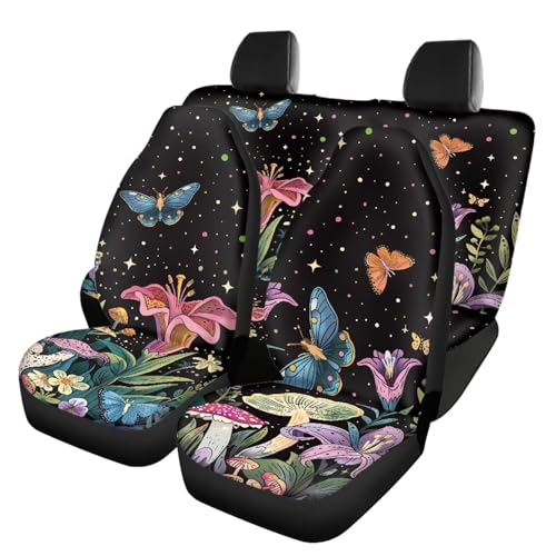 Butterfly Vintage Mushroom Floral