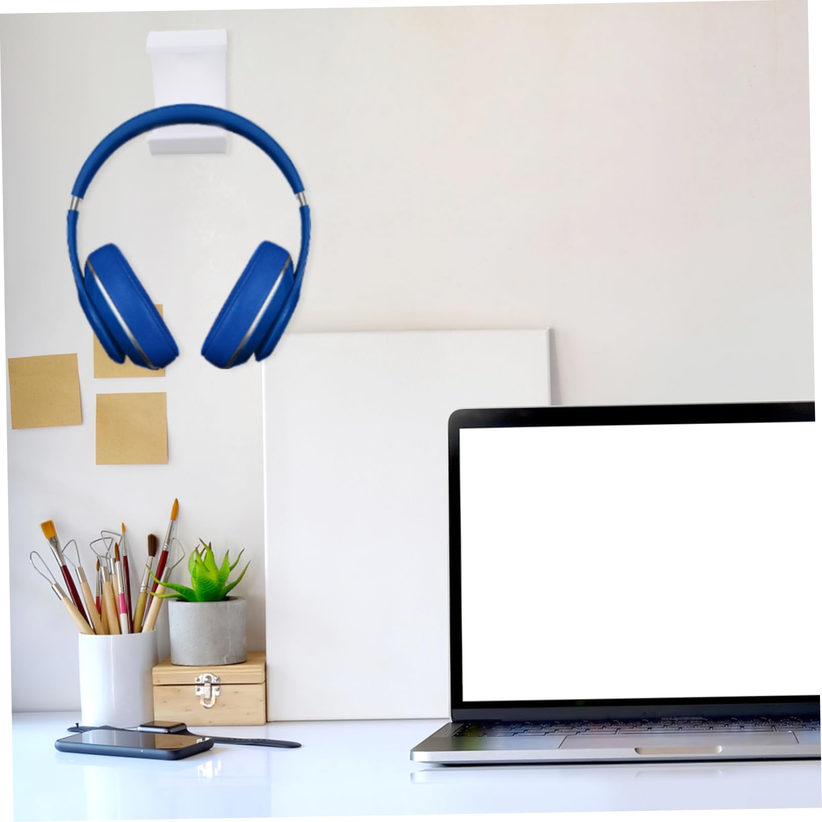 Jojofuny 6-Pack Headphone Stand Holder - Adjustable Gaming Headphone Hook & Desk Organizer for Headphones, Earbuds, Headsets - Perfect for Home Office, Gaming Setup & Studio Organization