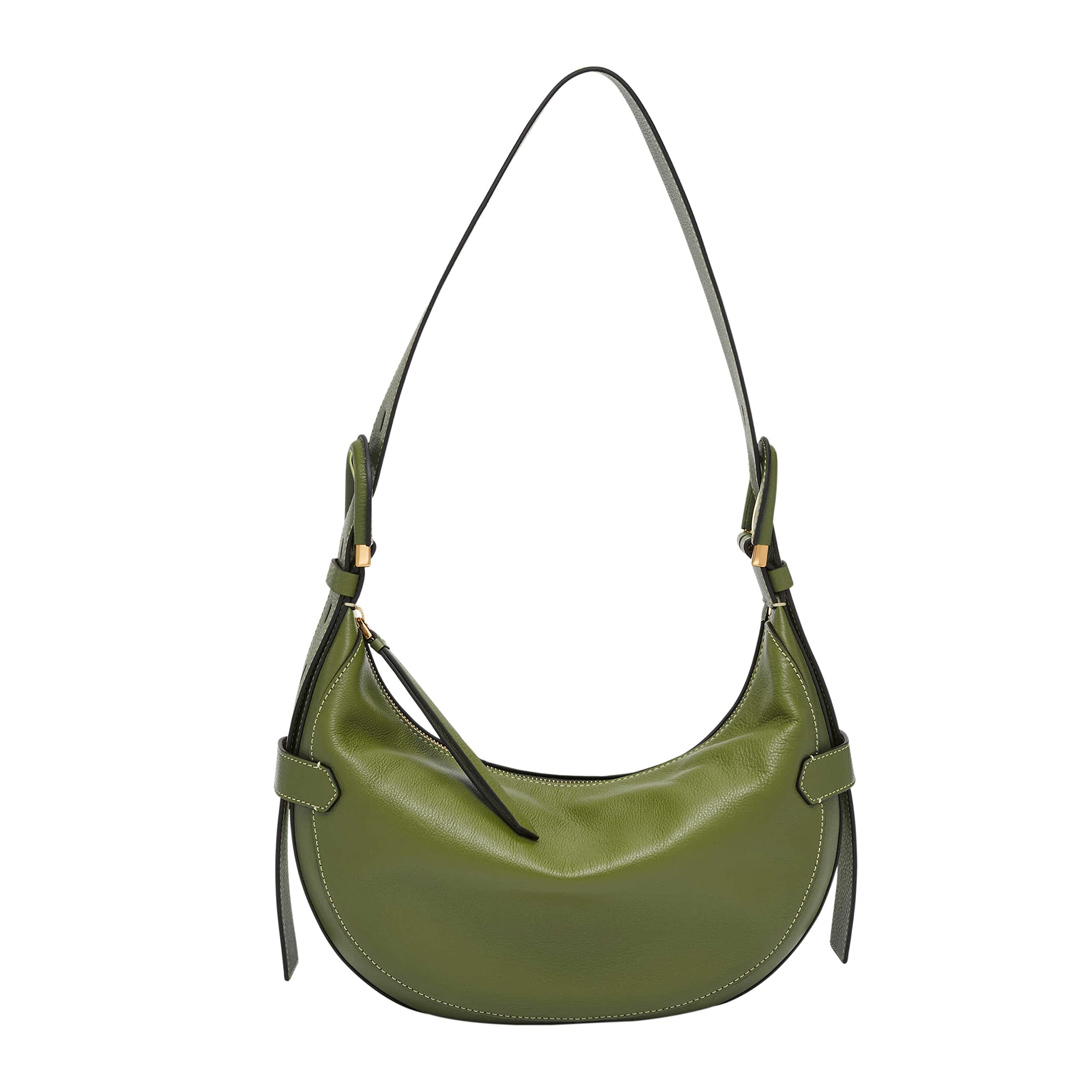 Fossil Women's Harwell Leather Hobo Purse Handbag - Stylish Crossbody Bag for Everyday Use, Work & Travel | Genuine Leather Shoulder Bag for Women