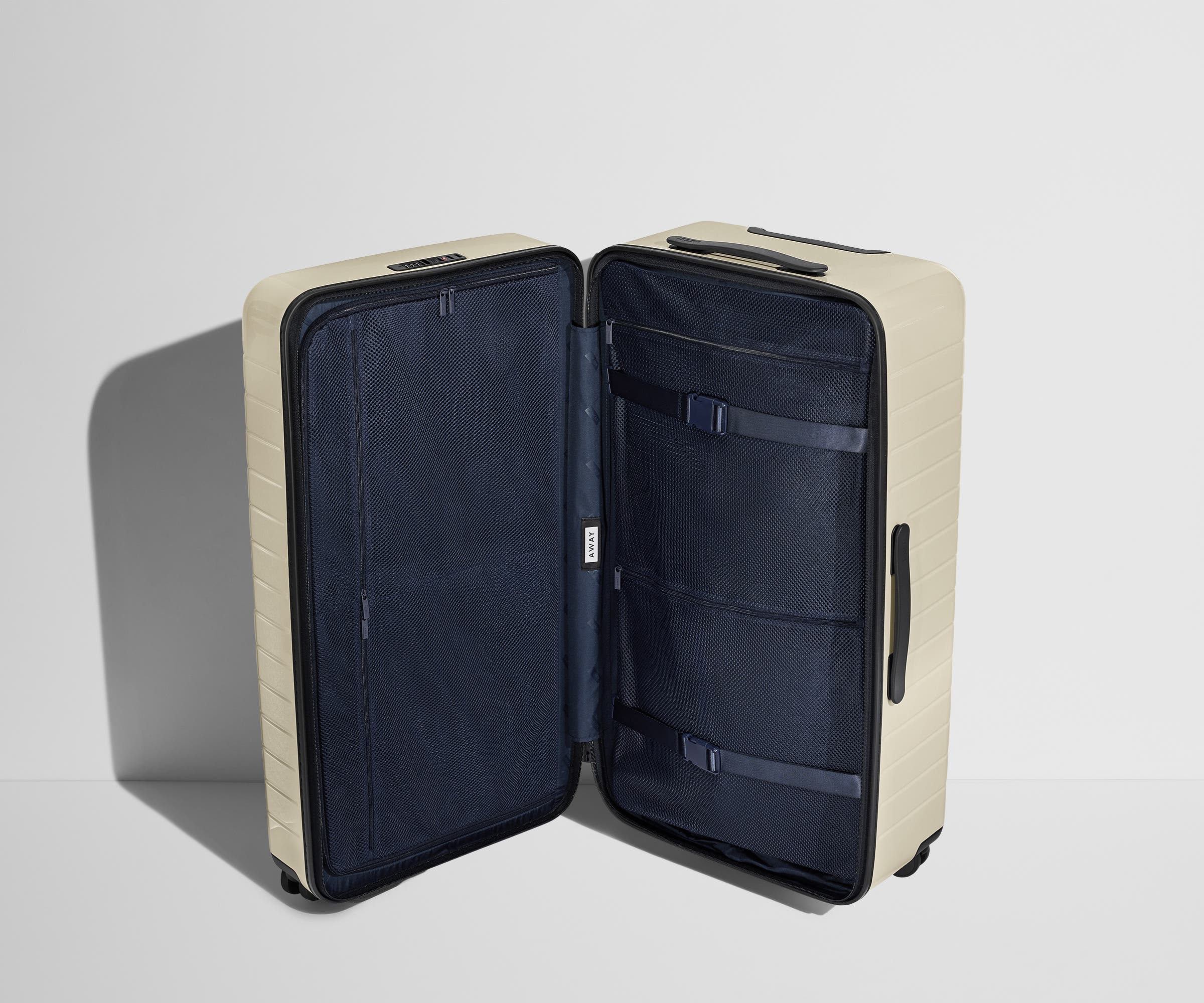 Premium White Glossy Trunk Luggage - Stylish & Durable Travel Storage for Airplane, Road Trips & Home Organization