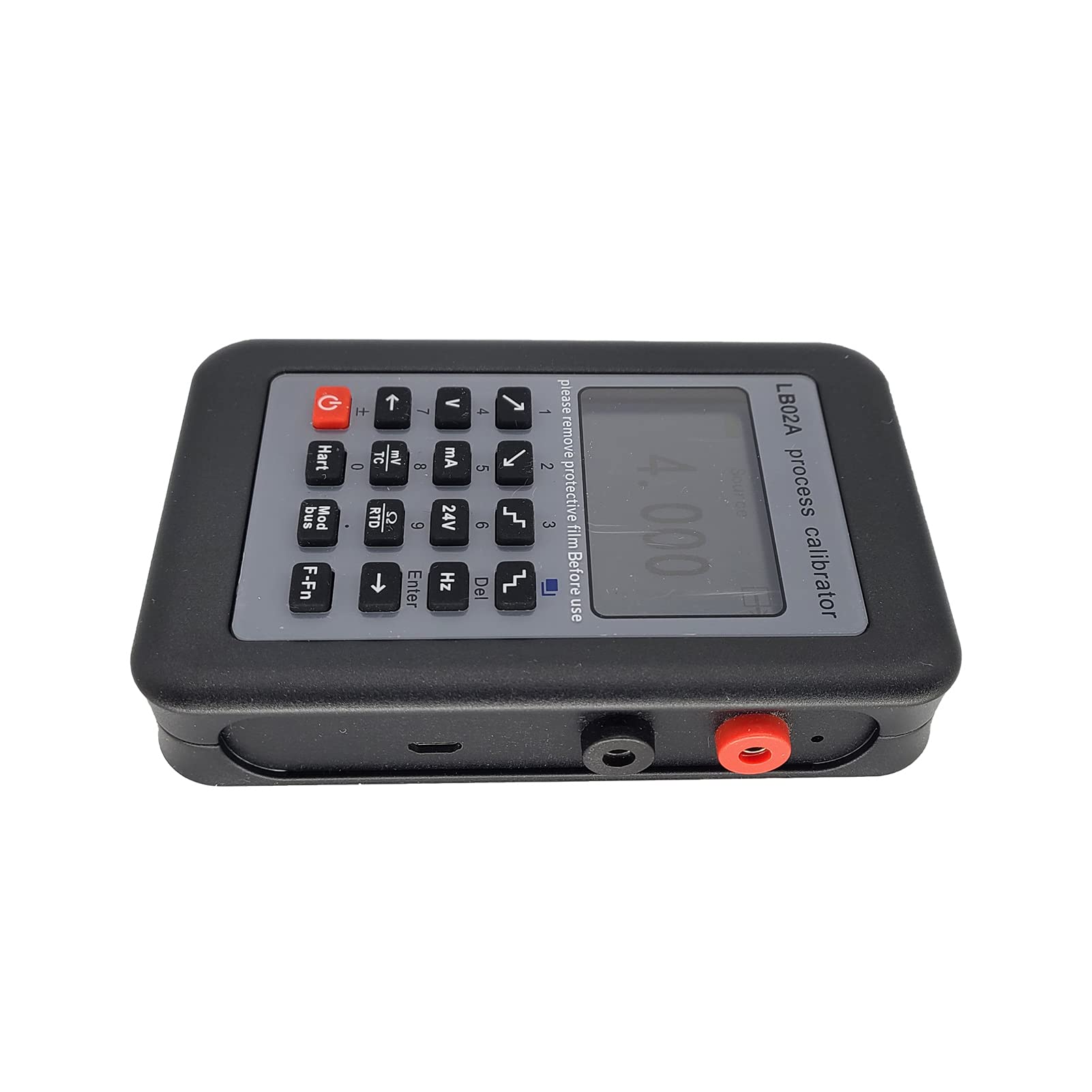 LB02A Process Calibrator - Frequency, Temperature, Resistance, mV, mA, RTD, PT100, Thermocouple, 0-10V, 4-20mA - Ideal for Industrial Calibration, HVAC Testing, and Electrical Maintenance