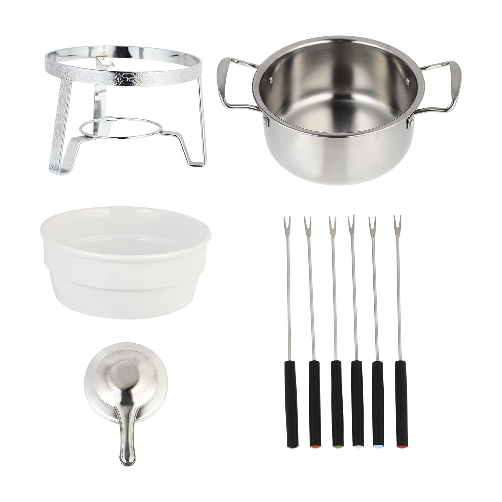 Portable Stainless Steel Double Boiler - Chocolate Melting Pot, Wax Warmer & Candy Melts Maker for Camping, Backpacking & Home Kitchen Use | Hemoton Ceramic Cheese Warmer & BBQ Stove Burner