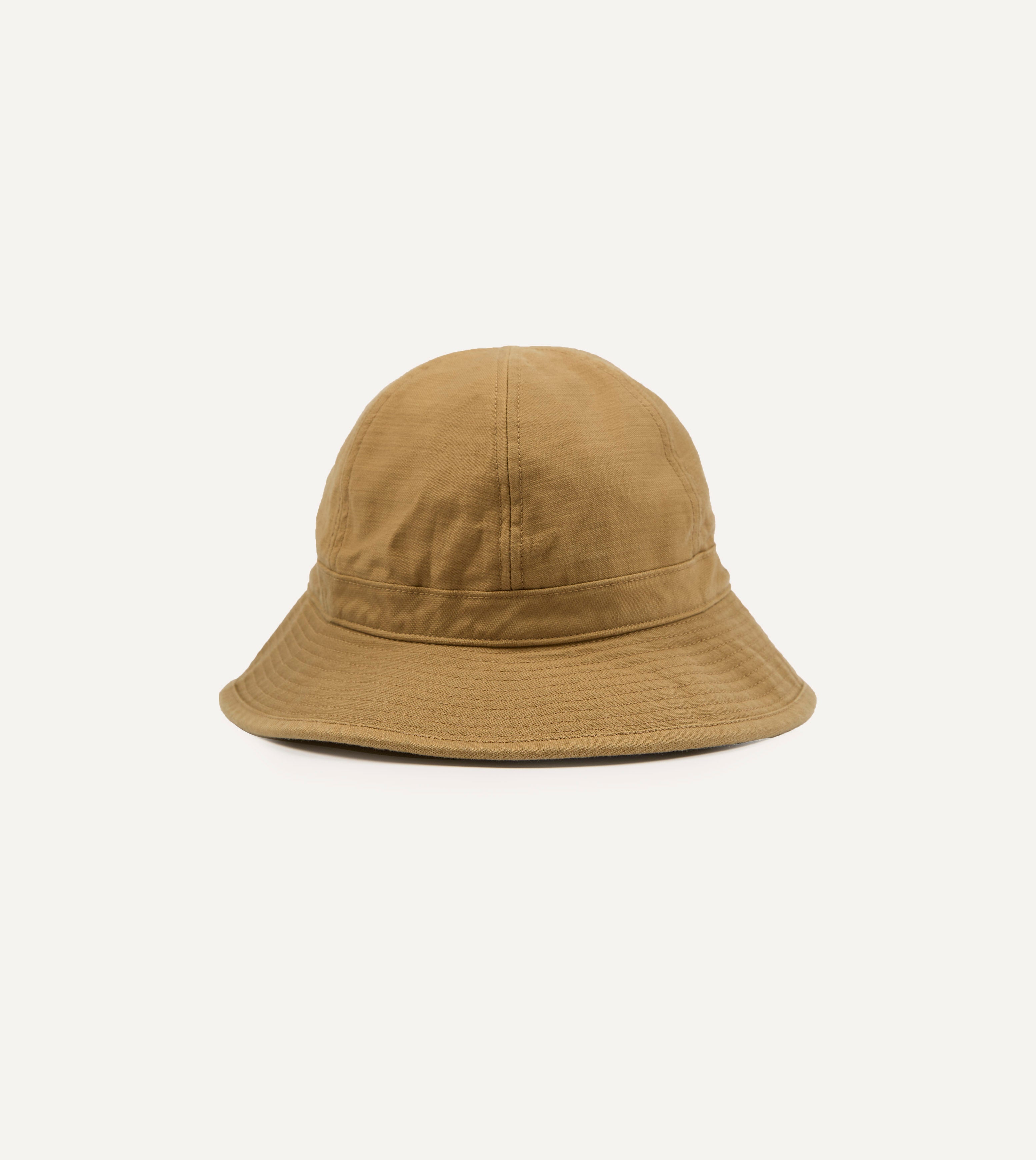 Tan Baker Back Satin Cotton Metro Hat - Stylish & Comfortable Unisex Fashion Hat for Urban Commuting, Outdoor Activities & Casual Wear