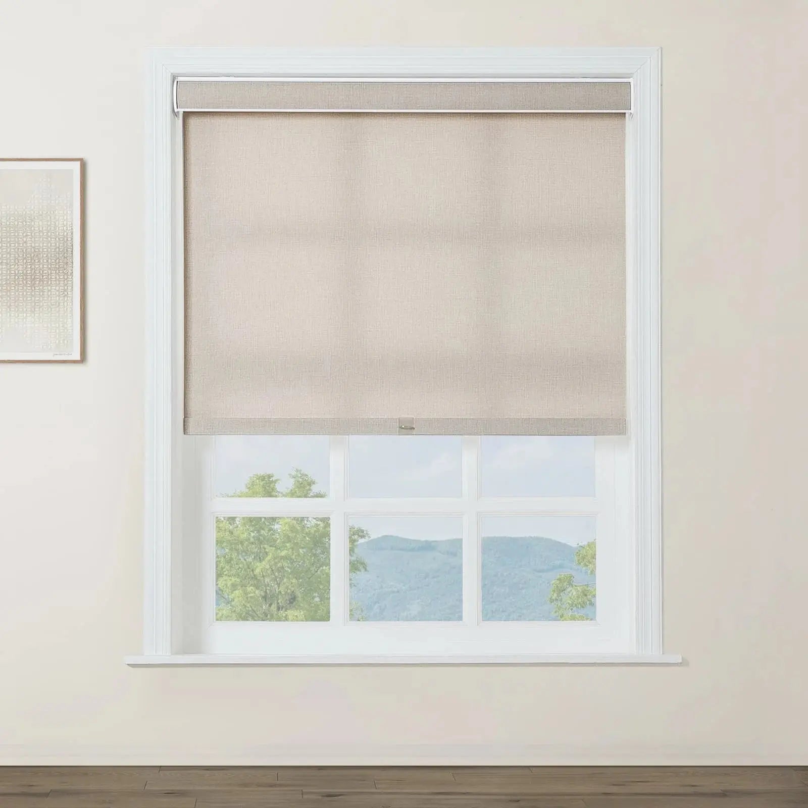 Alvin Boutique Blackout Cordless Roller Shades - Light Blocking Window Coverings for Bedroom, Nursery & Home Office