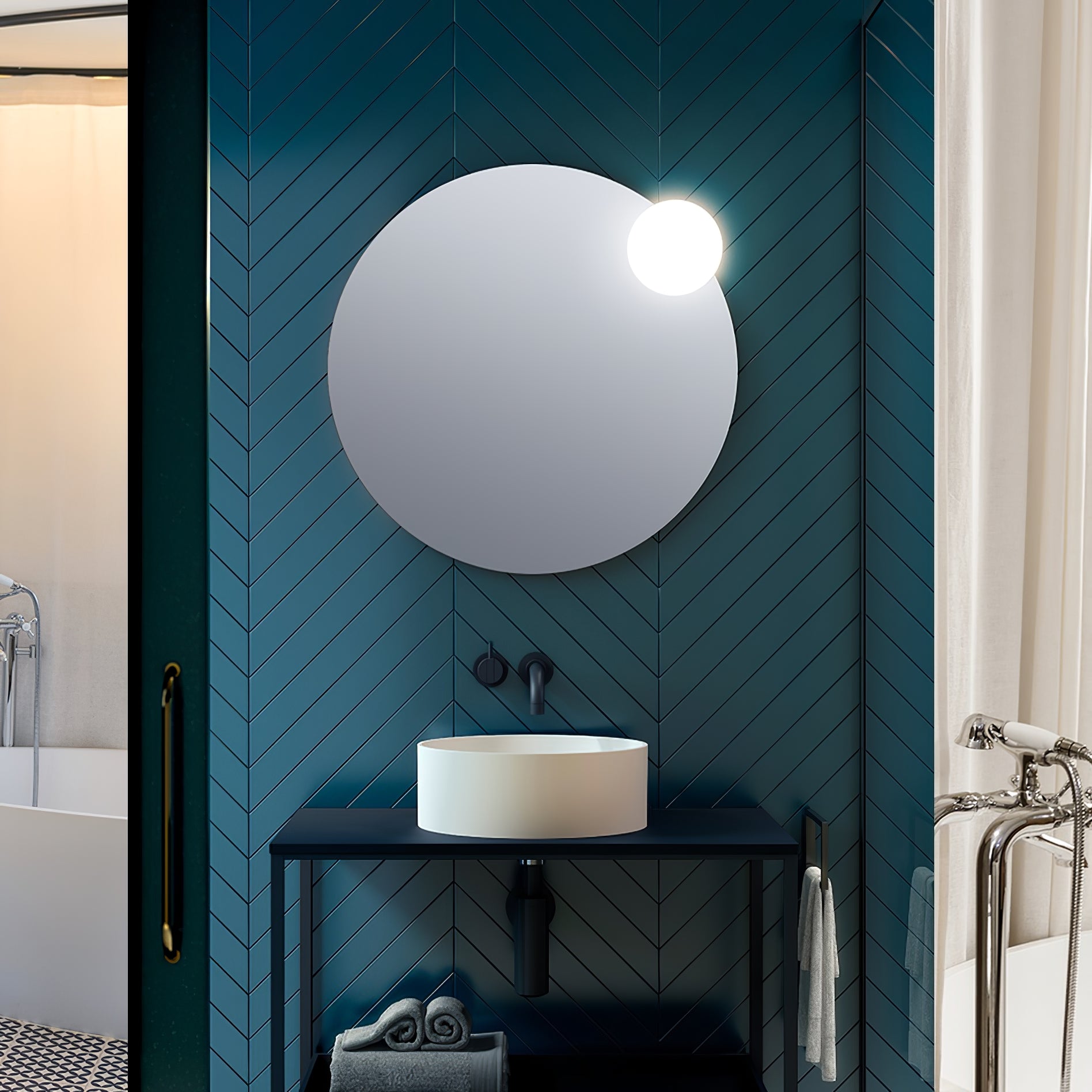Circ 3702 Modern Wall Lamp - Sleek LED Sconce Light for Bedroom, Living Room & Hallway - Energy Efficient Indoor Lighting Fixture