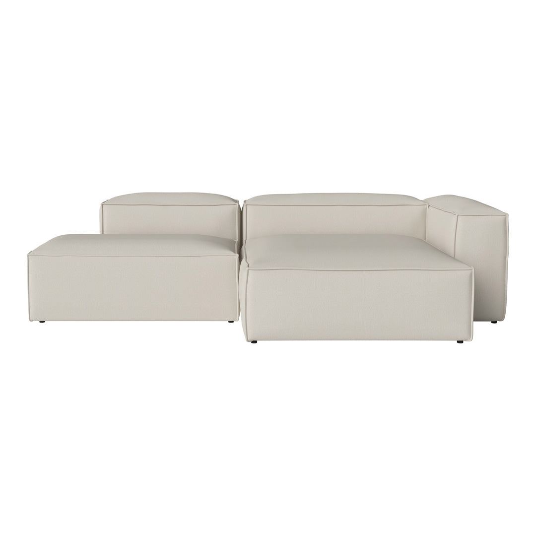 Cosima 2 Seater Sofa with Open End & Chaise - Modern Living Room Furniture for Small Spaces | Perfect for Apartments, Condos and Cozy Home Decor