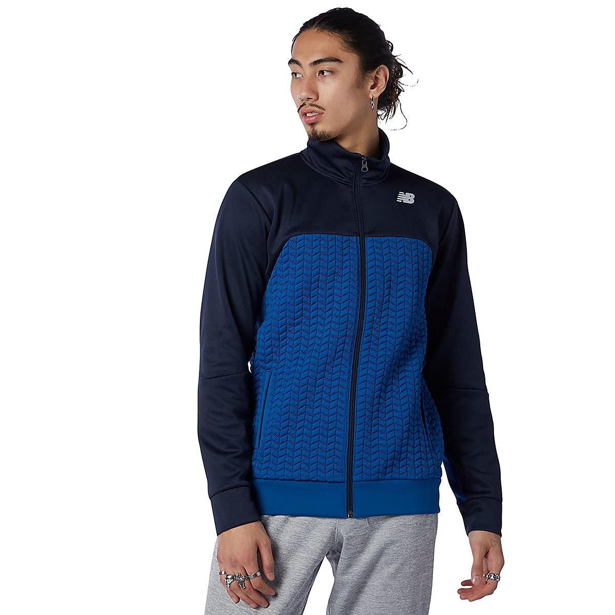 New Balance Men's Nb Heat Loft Full Zip Jacket - Lightweight Running Hoodie for Outdoor Sports & Casual Wear