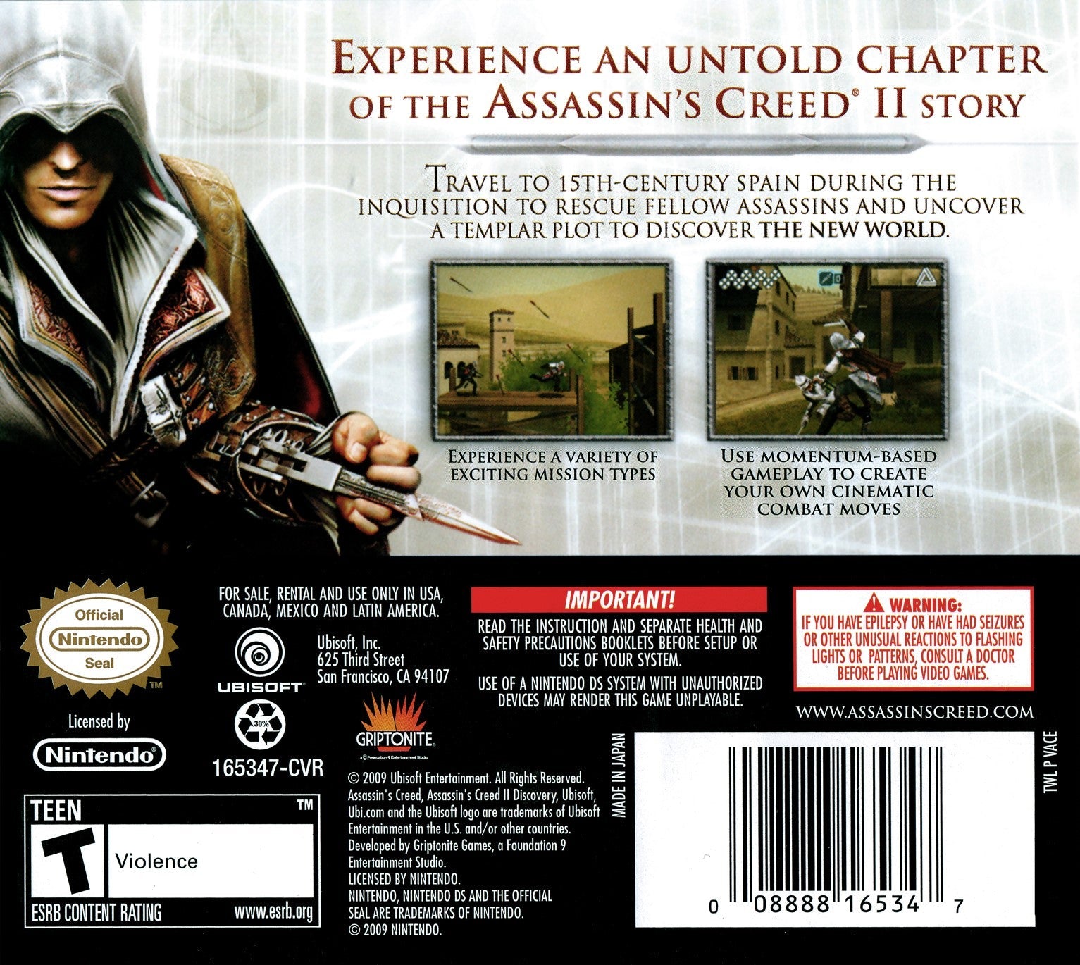 Assassin's Creed II: Discovery - Action-Adventure Video Game for PC & Consoles | Historical Stealth Gameplay | Perfect for Gamers & AC Fans