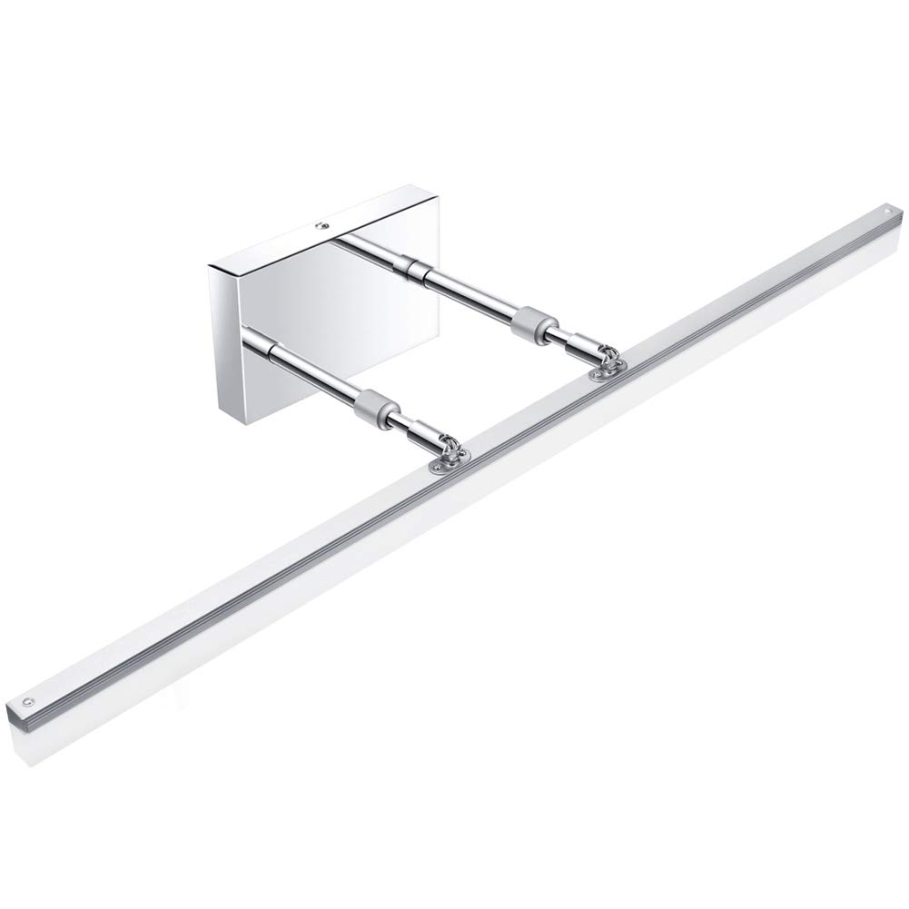 Aipsun 31.5 Inch LED Vanity Mirror Light - Adjustable Modern Bathroom Lighting Fixture with Chrome Finish, 5500K Daylight White - Perfect for Makeup, Shaving & Grooming in Bathroom, Dressing Room or Salon