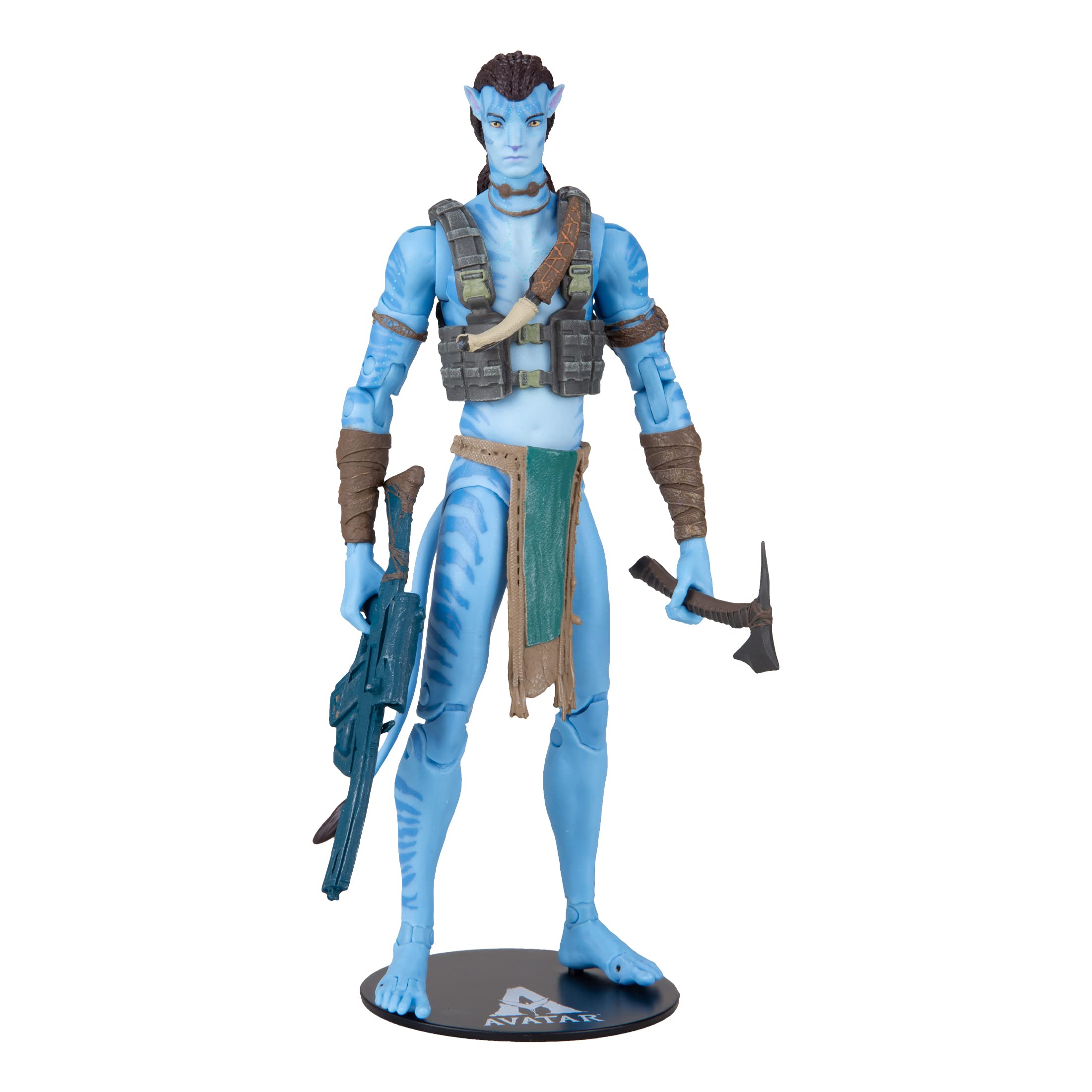 McFarlane Toys Avatar: The Way of Water Jake Sully Reef Battle Action Figure - Collectible Movie Character Toy for Fans & Gift Idea - Perfect for Display, Play & Avatar Themed Collections