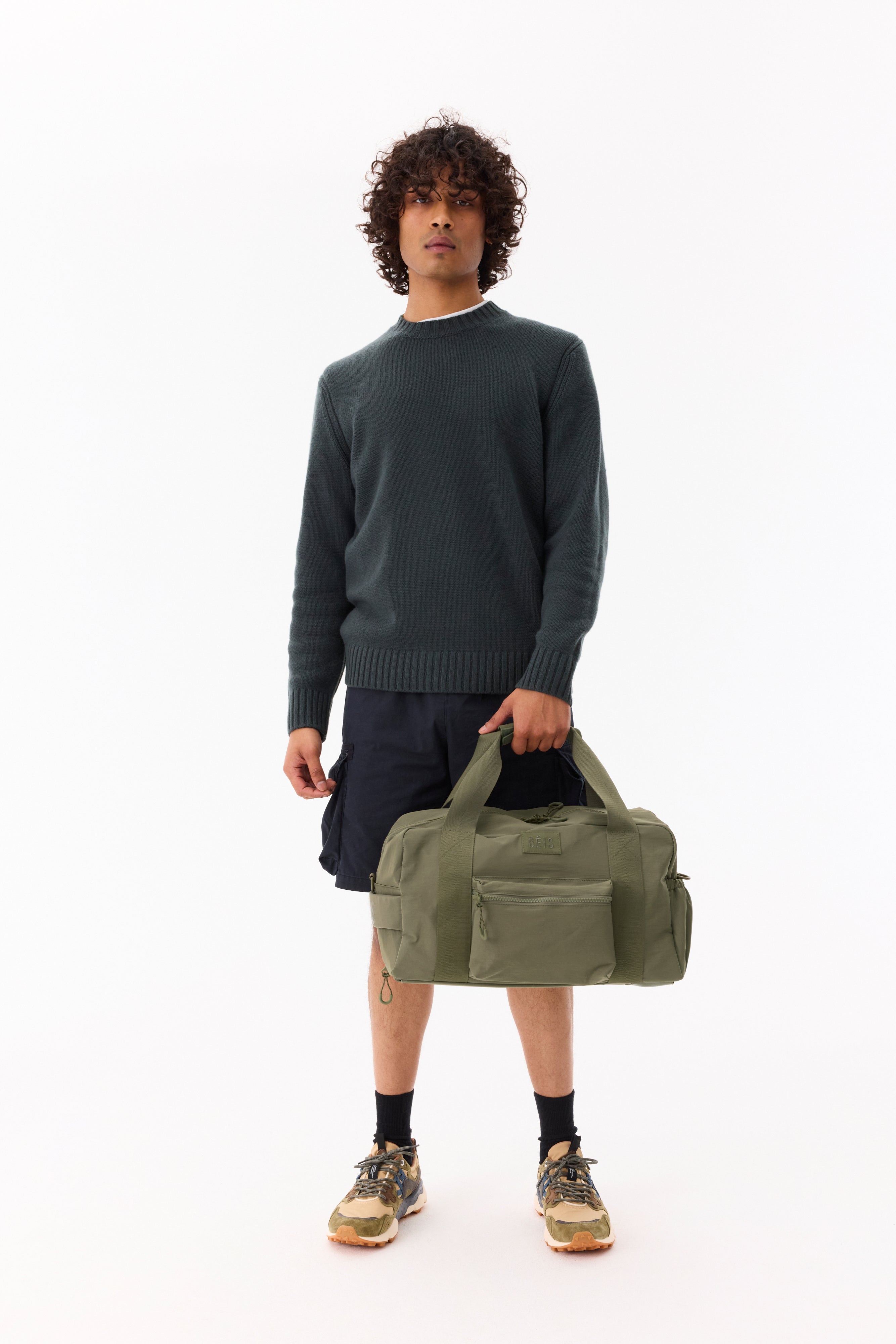 Sport Duffle Backpack in Olive - Water-Resistant Gym Bag for Men & Women - Perfect for Travel, Workout, and Outdoor Adventures