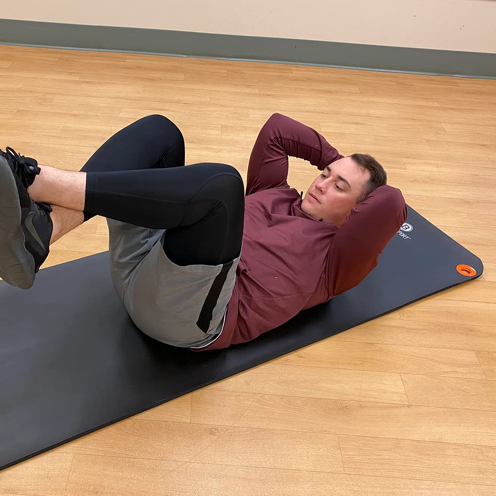 Body Sport Personal Exercise Mat - Thick Foam Workout Mat for Home Gym, Yoga, Pilates & Fitness Training - Non-Slip Floor Mat for Workouts & Stretching