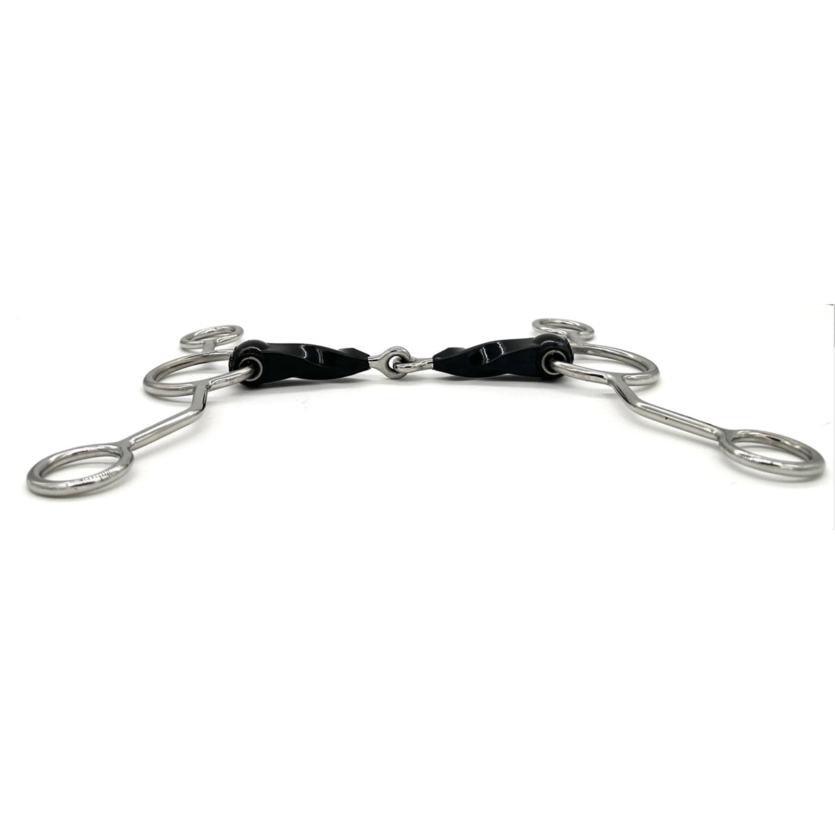 AJR Sport Rubber Twist Loose Ring Elevator Bit - Comfortable Horse Training Bit for Dressage & Jumping - Perfect for Sensitive-Mouthed Horses in English Riding & Show Jumping