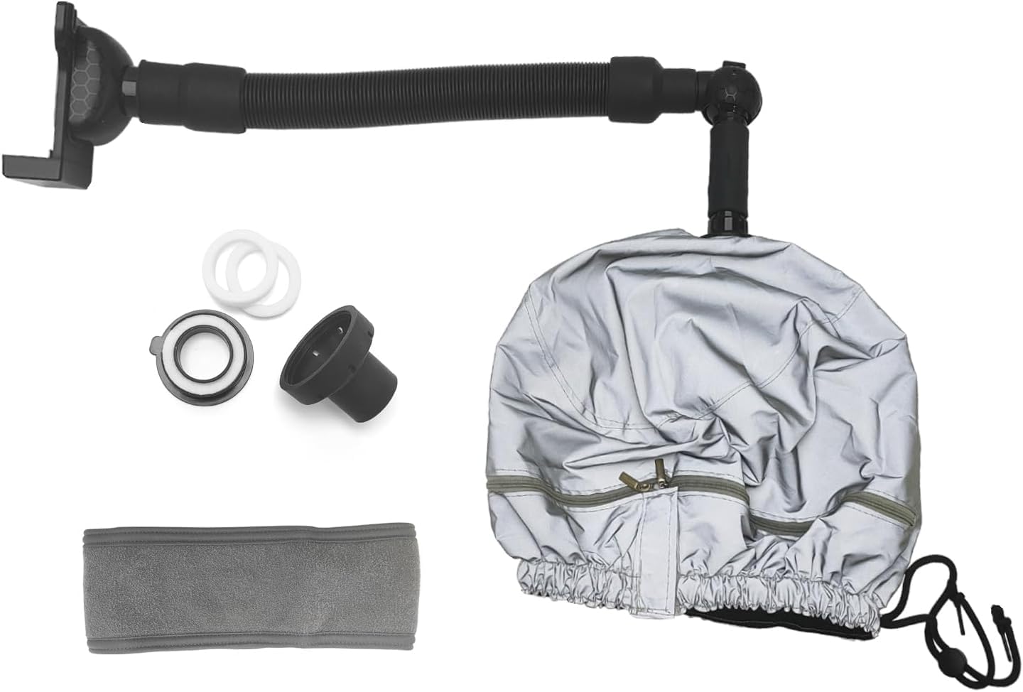Elitzia Professional Hair Steamer Machine with Waterproof Hood & Telescopic Tube - Micro Mist Fabric Steam Cap for Hair Care, Drying & Coloring - Salon & Home Use