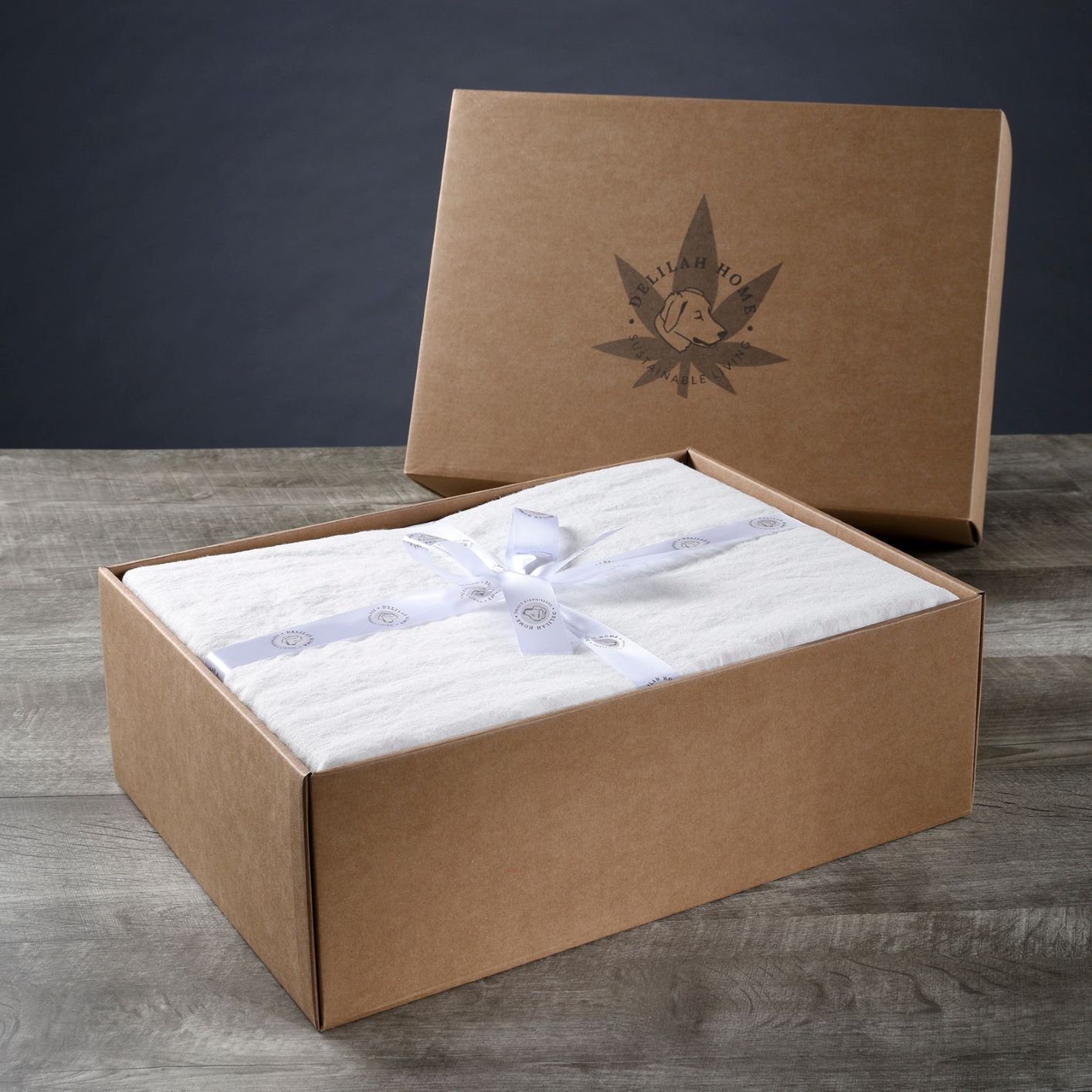 Delilah Home Organic Hemp Duvet Cover Set - Breathable & Hypoallergenic Bedding for All Seasons - Perfect for Eco-Friendly & Allergy-Sensitive Sleepers
