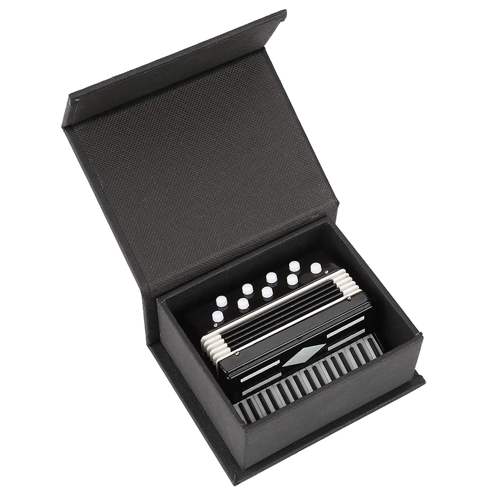 Tnfeeon Miniature Accordion Model - Handcrafted Home & Office Decorative Display for Music Lovers | Perfect for Bookshelves, Desktops, and Gift Giving