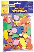 Chenille Kraft CK-4308 Peel & Stick Wonderfoam - 720 Self-Adhesive Foam Pieces for DIY Crafts, School Projects & Home Decor | Premium Craft Foam Stickers for Kids & Adults