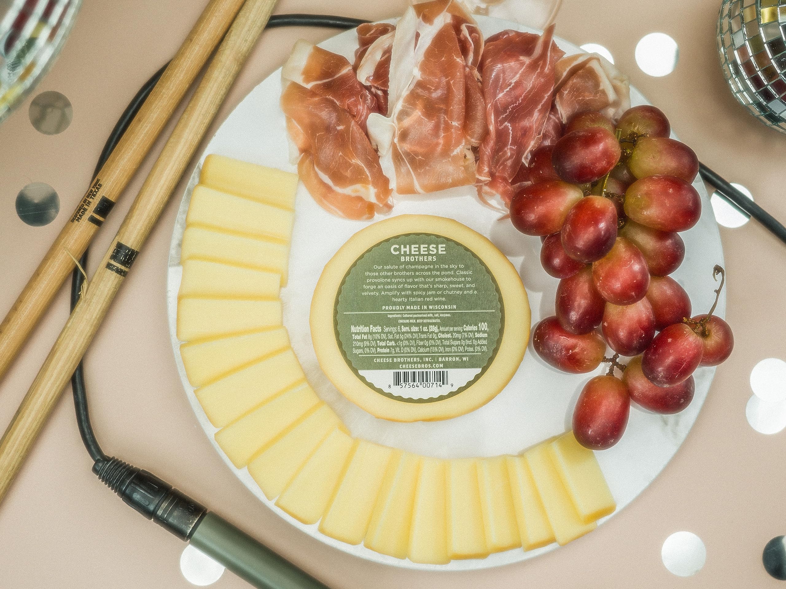 Premium Smoked Provolone Cheese 8-Pack (6oz Each) | Artisan-Crafted in Wisconsin | Perfect for Charcuterie Boards, Sandwiches & Wine Pairings